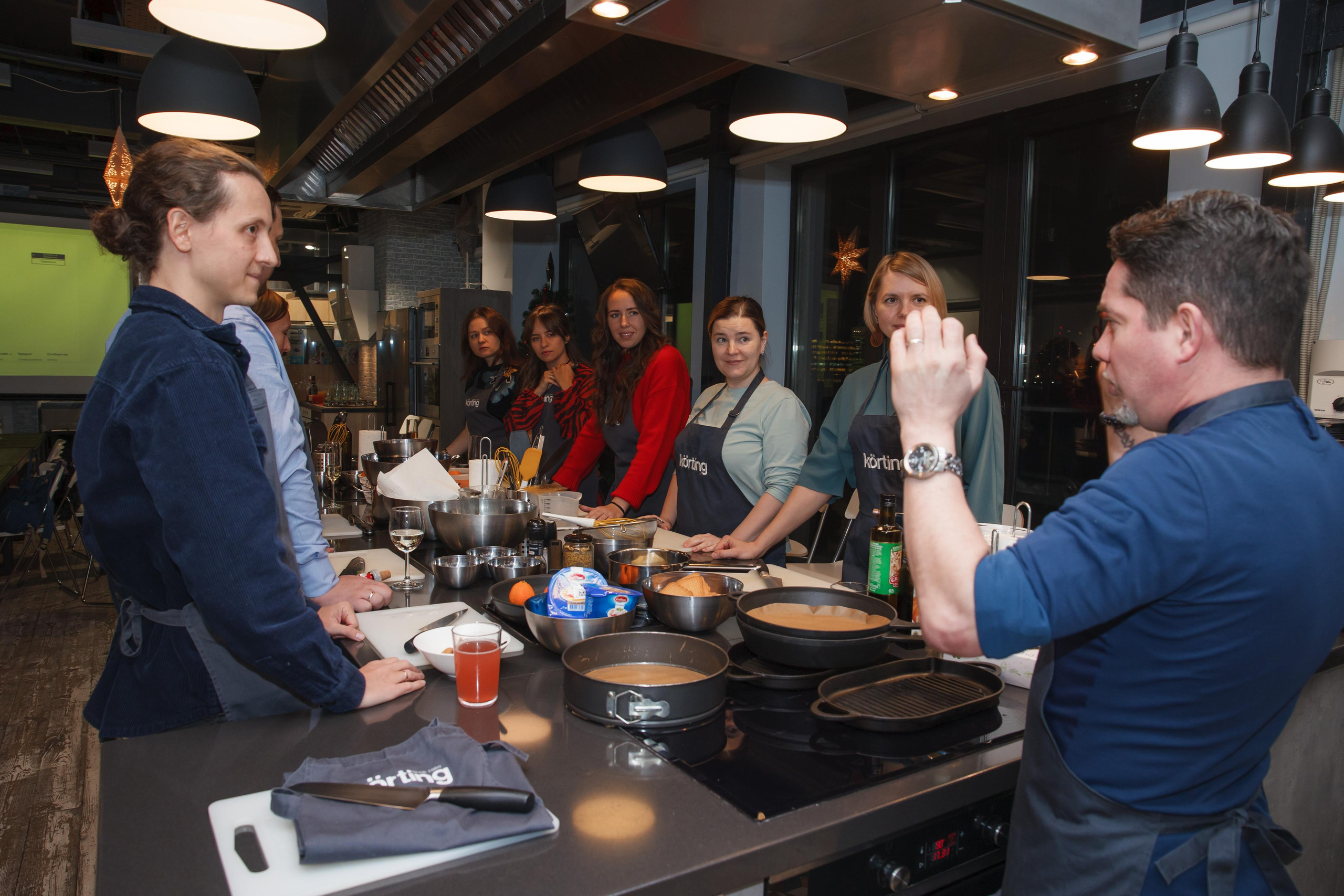 Фотосъемка корпоративного мастер-класса по приготовлению блюд. Свадебный и репортажный фотограф (Москва, Королев и другие)