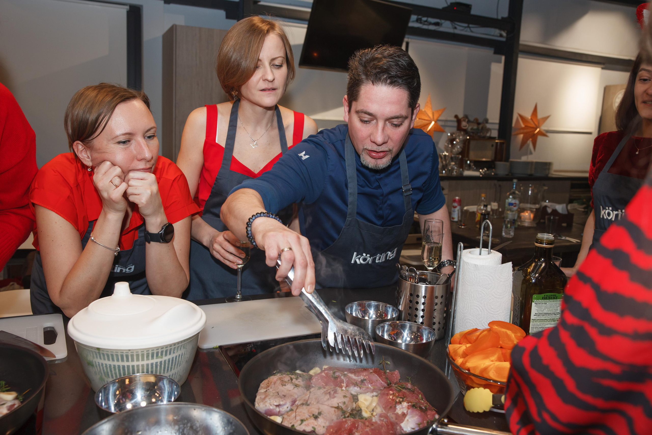 Фотосъемка корпоративного мастер-класса по приготовлению блюд. Свадебный и репортажный фотограф (Москва, Королев и другие)