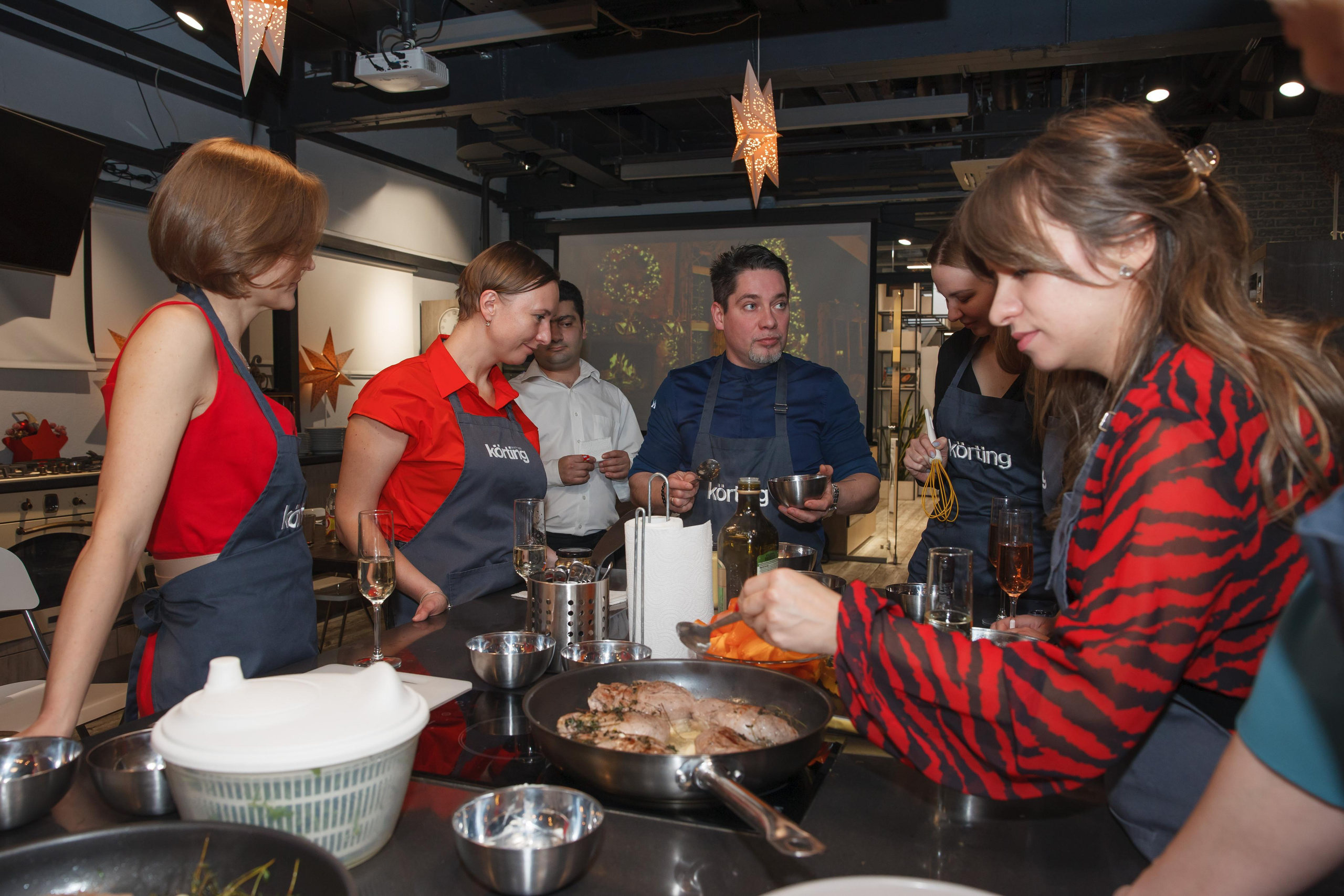 Фотосъемка корпоративного мастер-класса по приготовлению блюд. Свадебный и репортажный фотограф (Москва, Королев и другие)