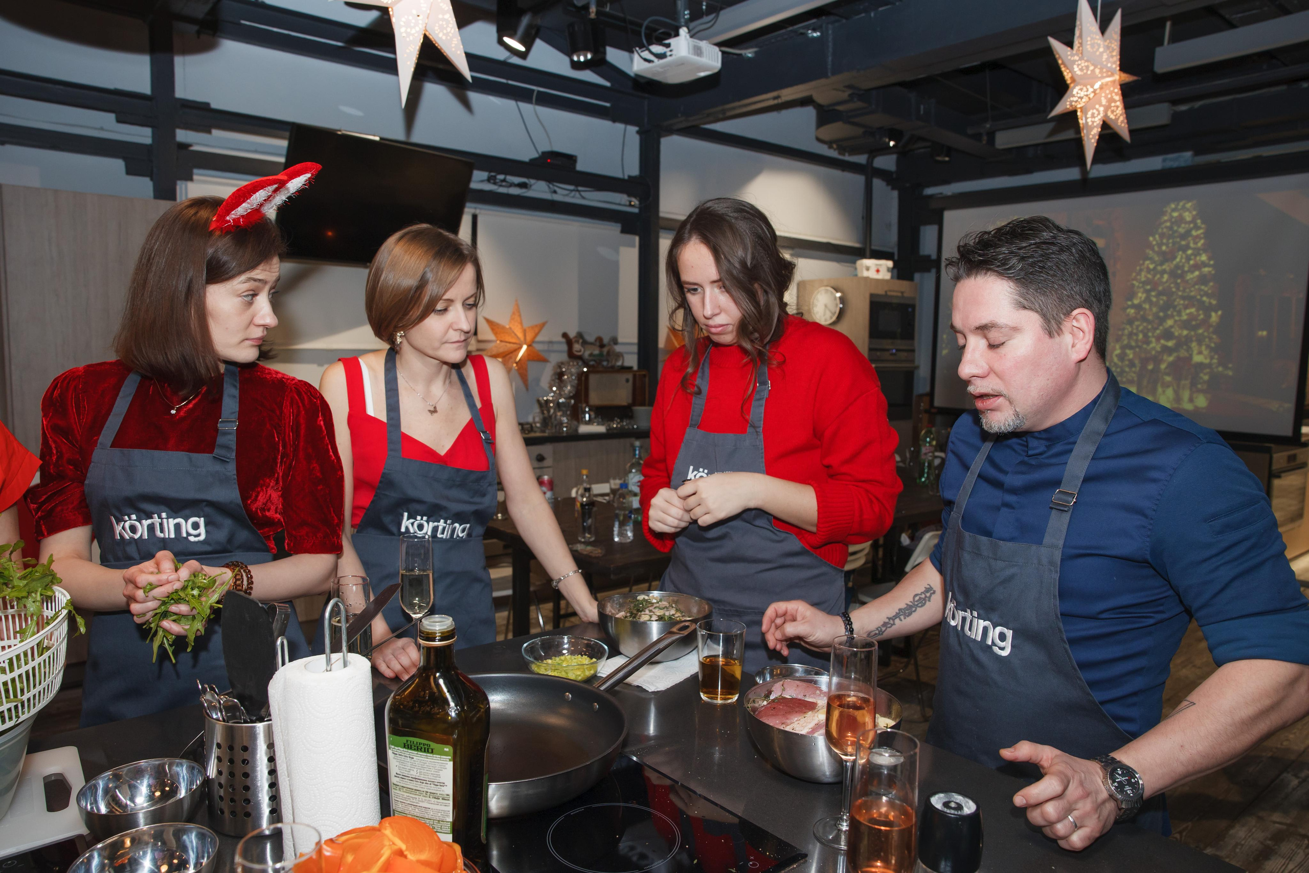 Фотосъемка корпоративного мастер-класса по приготовлению блюд. Свадебный и репортажный фотограф (Москва, Королев и другие)