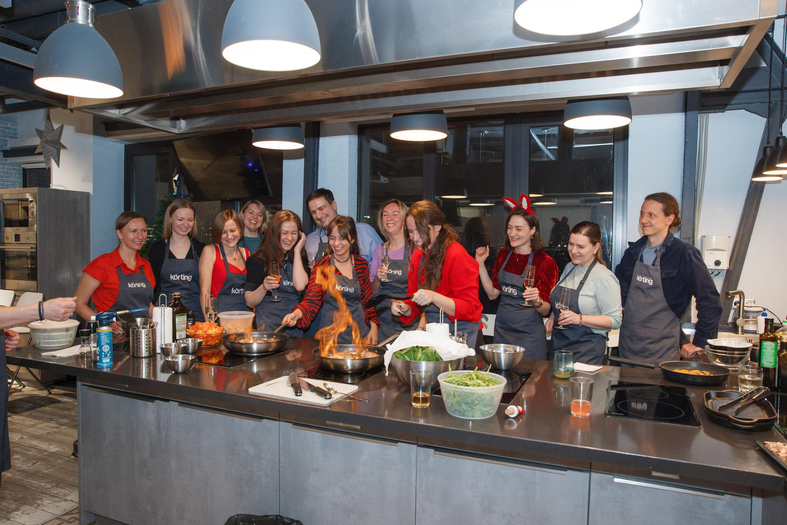 Фотосъемка корпоративного мастер-класса по приготовлению блюд. Свадебный и репортажный фотограф (Москва, Королев и другие)