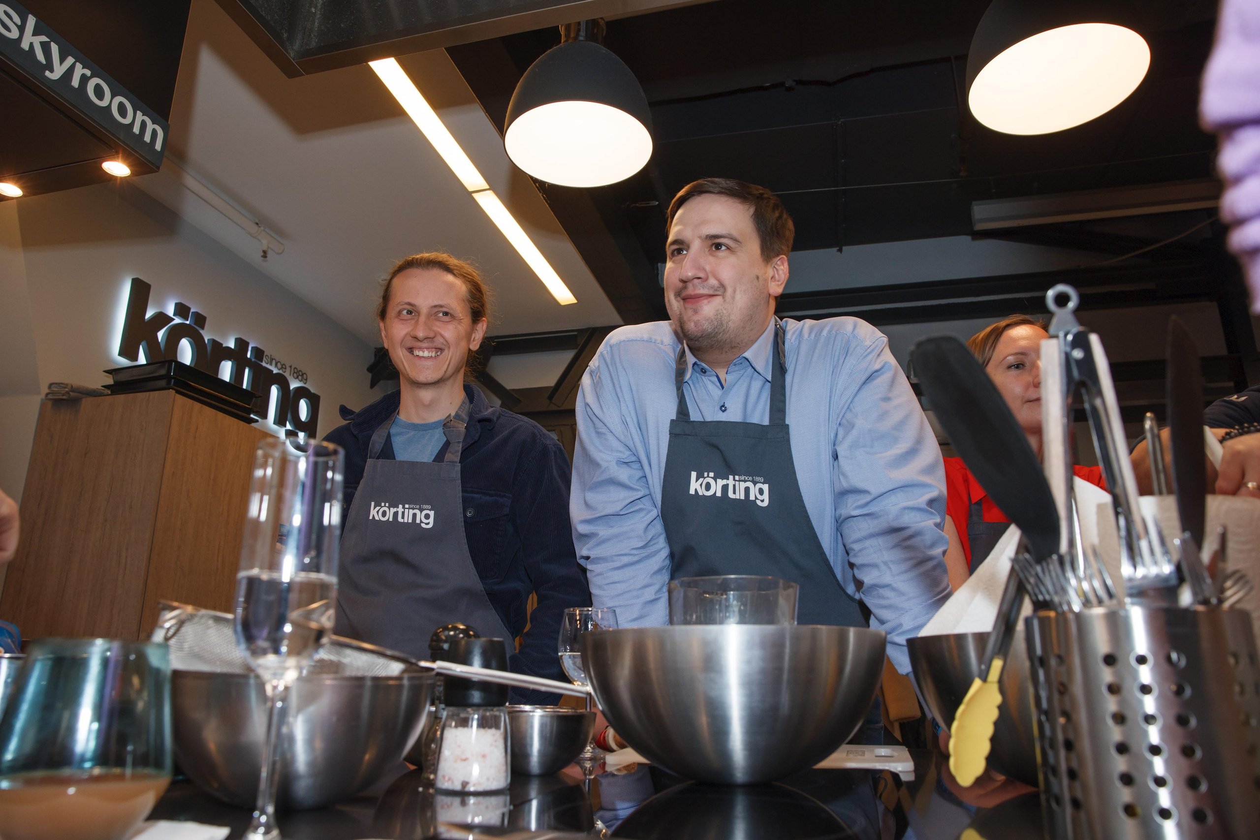 Фотосъемка корпоративного мастер-класса по приготовлению блюд. Свадебный и репортажный фотограф (Москва, Королев и другие)