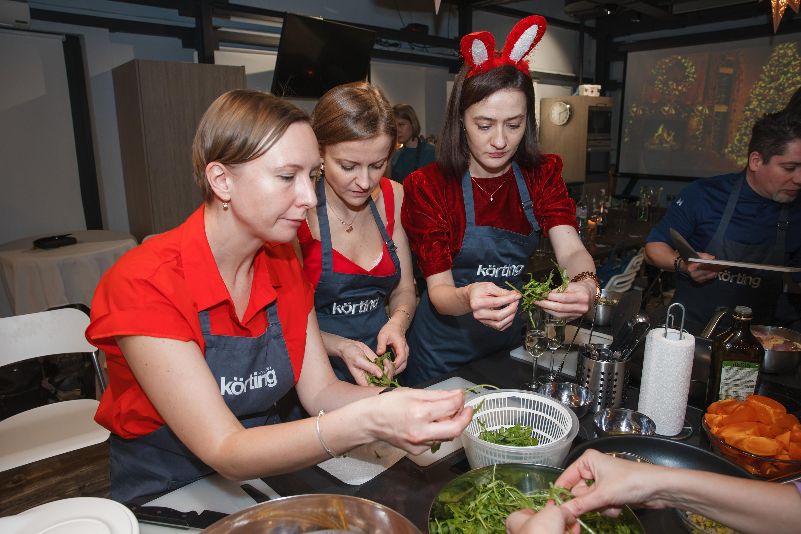 Фотосъемка корпоративного мастер-класса по приготовлению блюд. Свадебный и репортажный фотограф (Москва, Королев и другие)