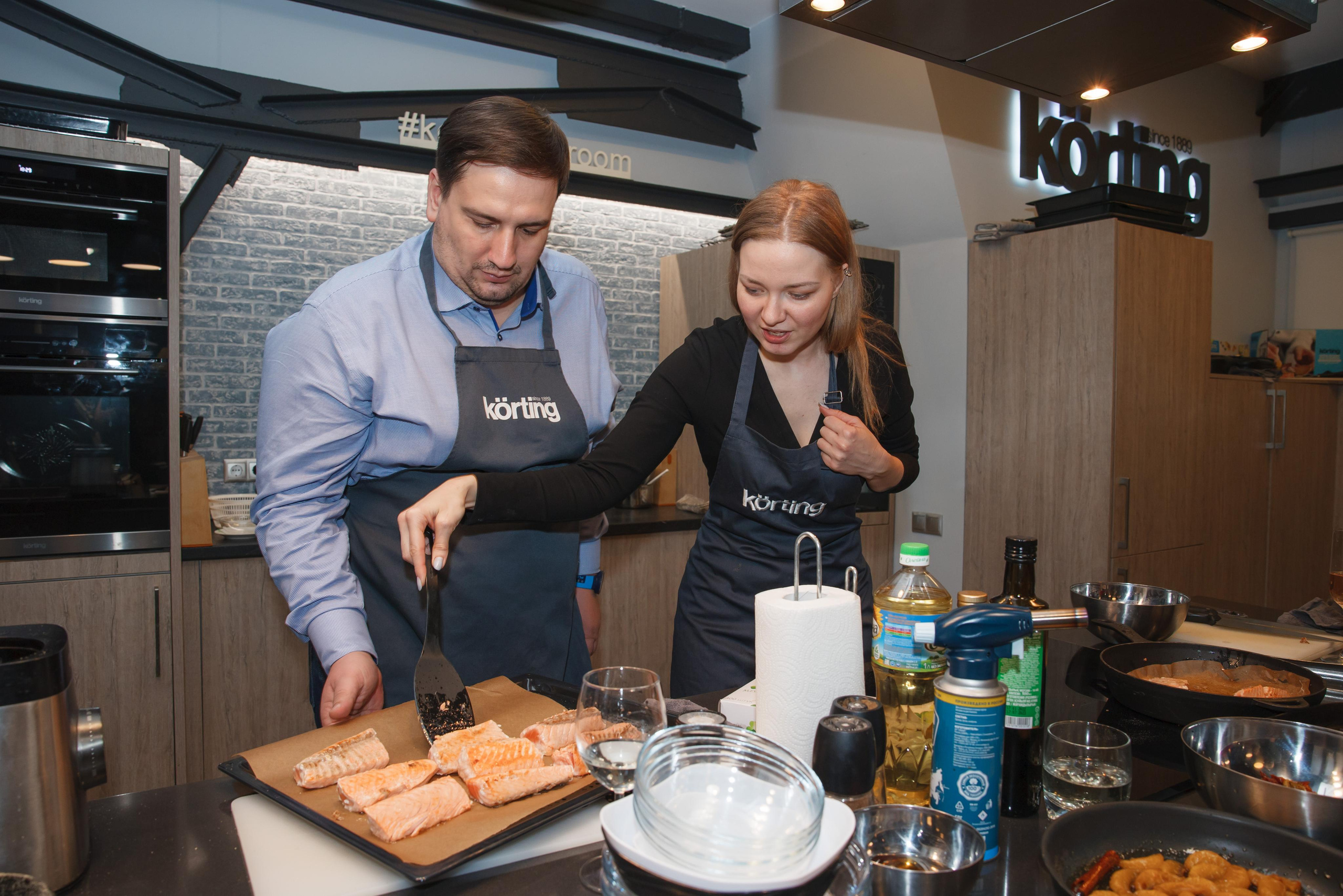 Фотосъемка корпоративного мастер-класса по приготовлению блюд. Свадебный и репортажный фотограф (Москва, Королев и другие)