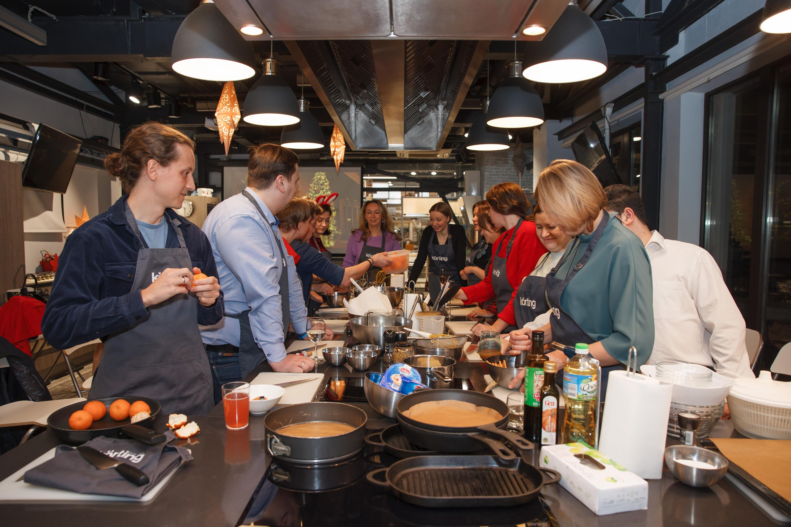 Фотосъемка корпоративного мастер-класса по приготовлению блюд. Свадебный и репортажный фотограф (Москва, Королев и другие)