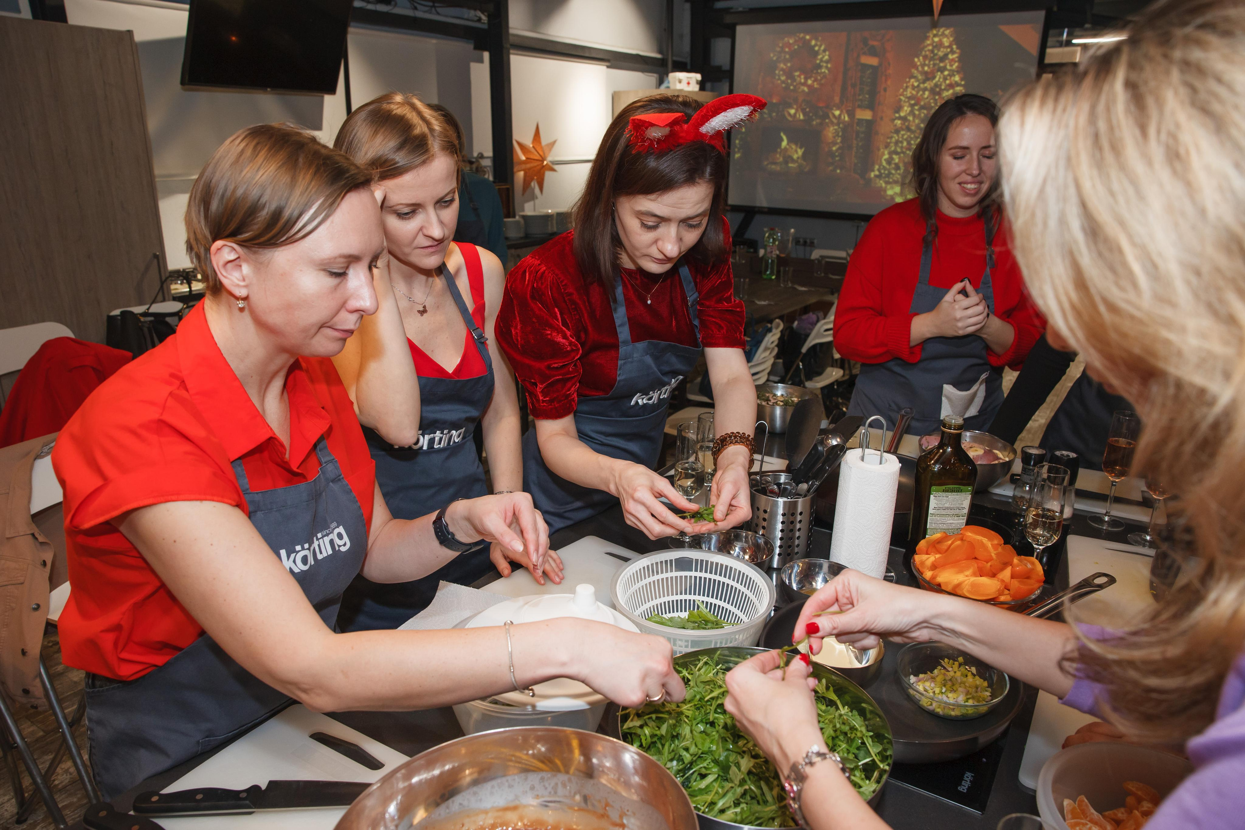 Фотосъемка корпоративного мастер-класса по приготовлению блюд. Свадебный и репортажный фотограф (Москва, Королев и другие)