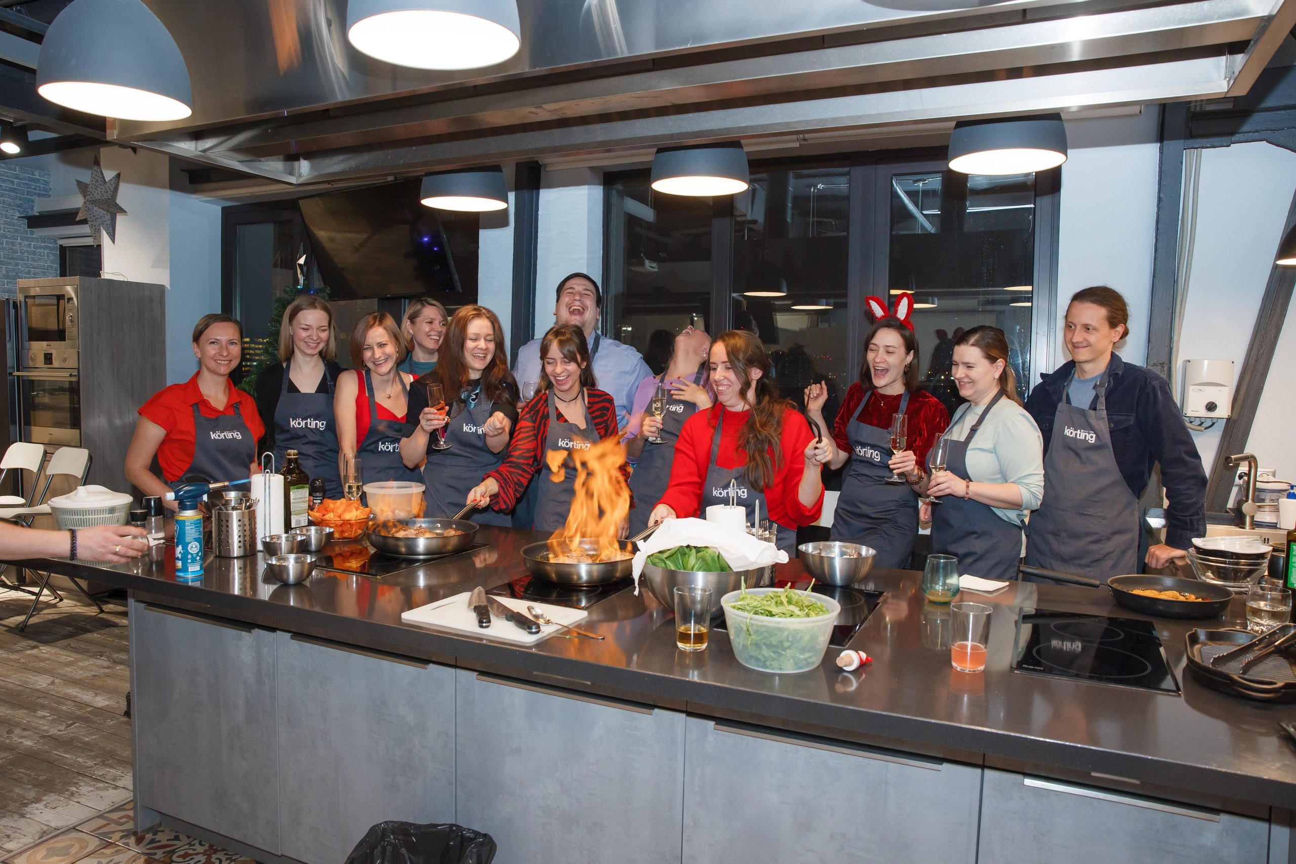 Фотосъемка корпоративного мастер-класса по приготовлению блюд. Свадебный и репортажный фотограф (Москва, Королев и другие)