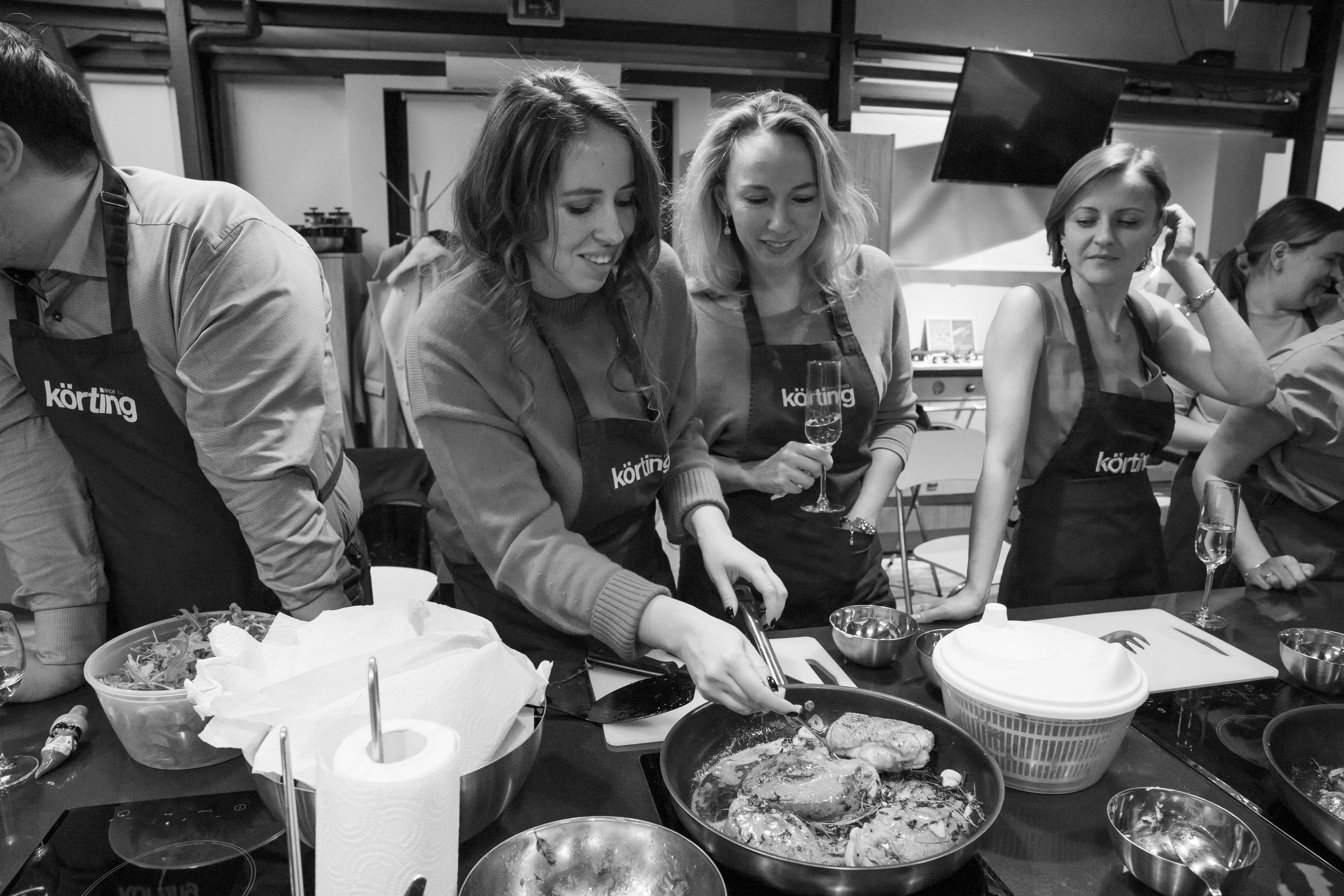 Фотосъемка корпоративного мастер-класса по приготовлению блюд. Свадебный и репортажный фотограф (Москва, Королев и другие)