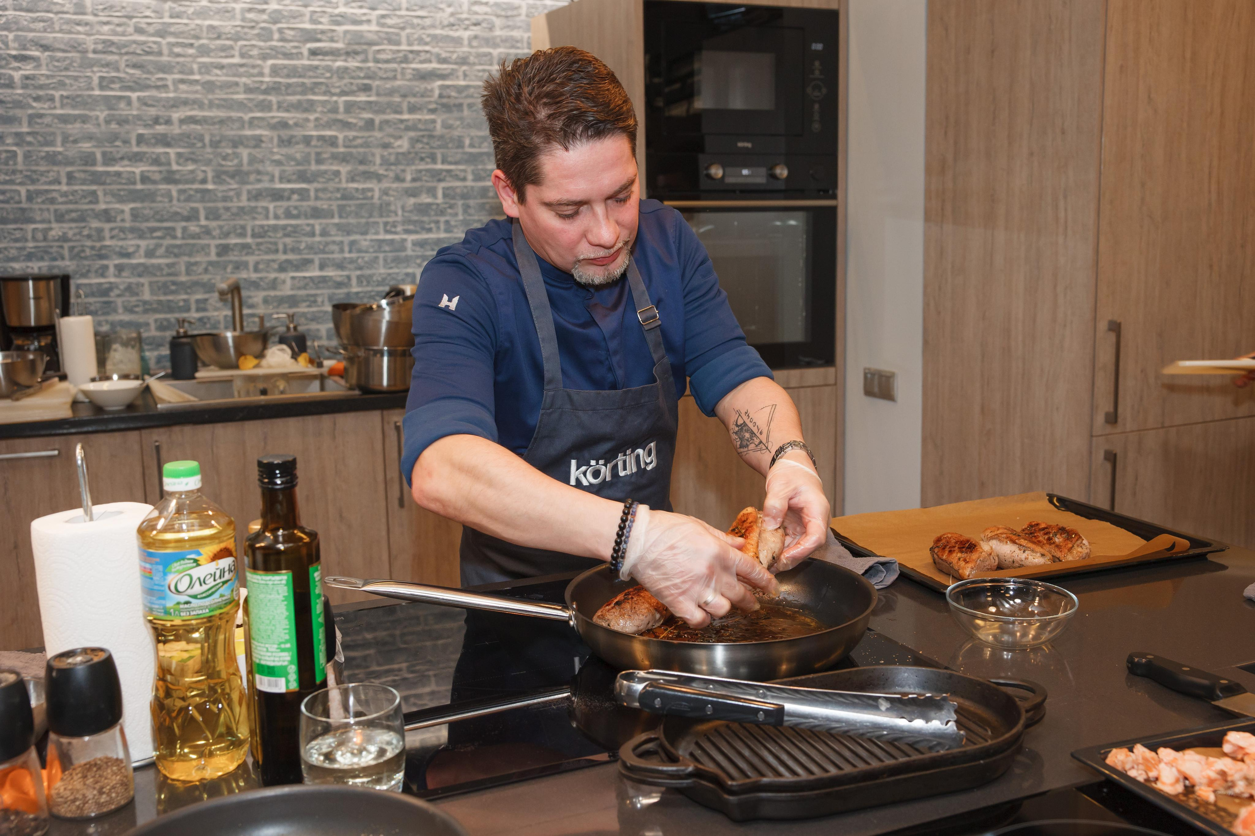 Фотосъемка корпоративного мастер-класса по приготовлению блюд. Свадебный и репортажный фотограф (Москва, Королев и другие)