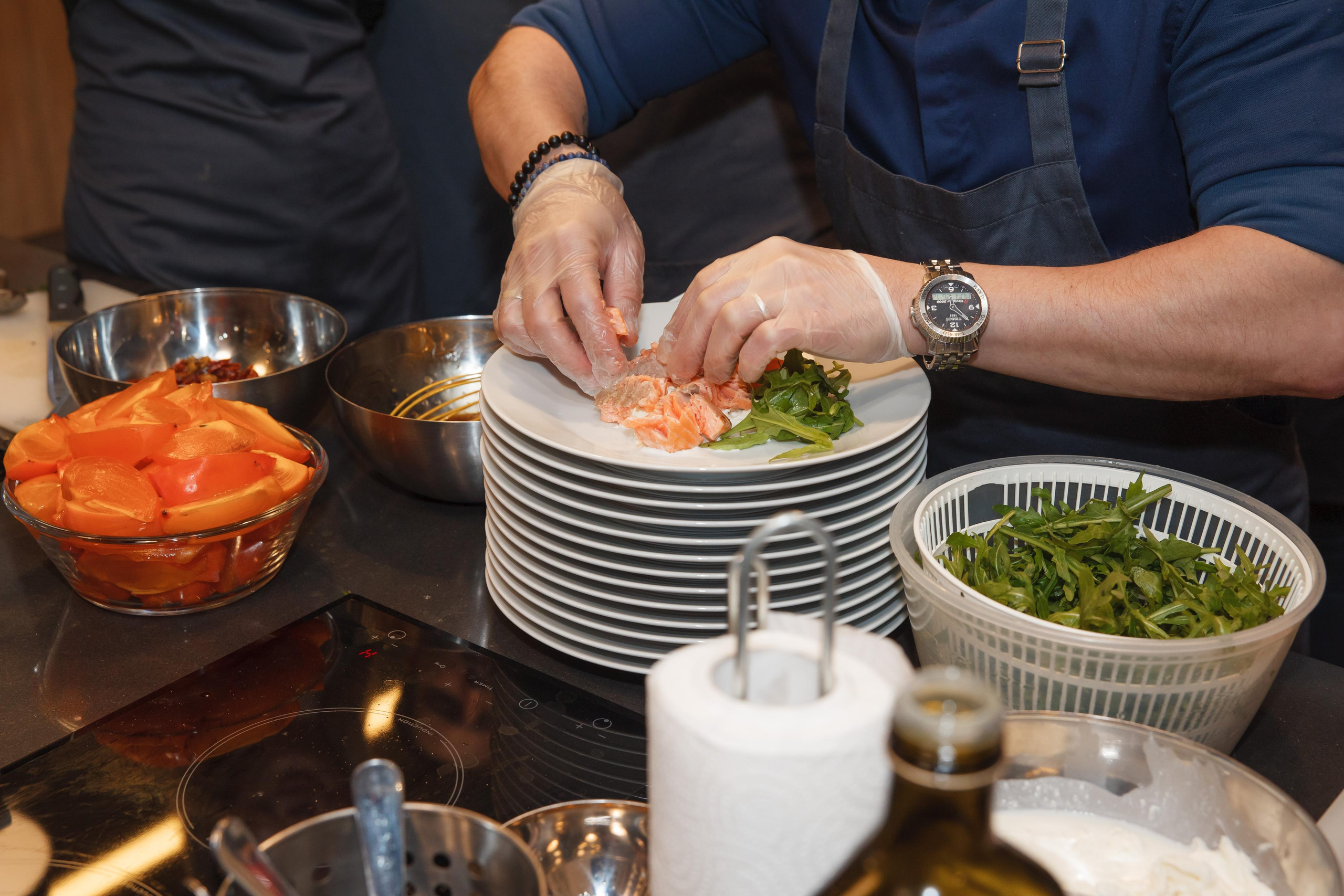 Фотосъемка корпоративного мастер-класса по приготовлению блюд. Свадебный и репортажный фотограф (Москва, Королев и другие)