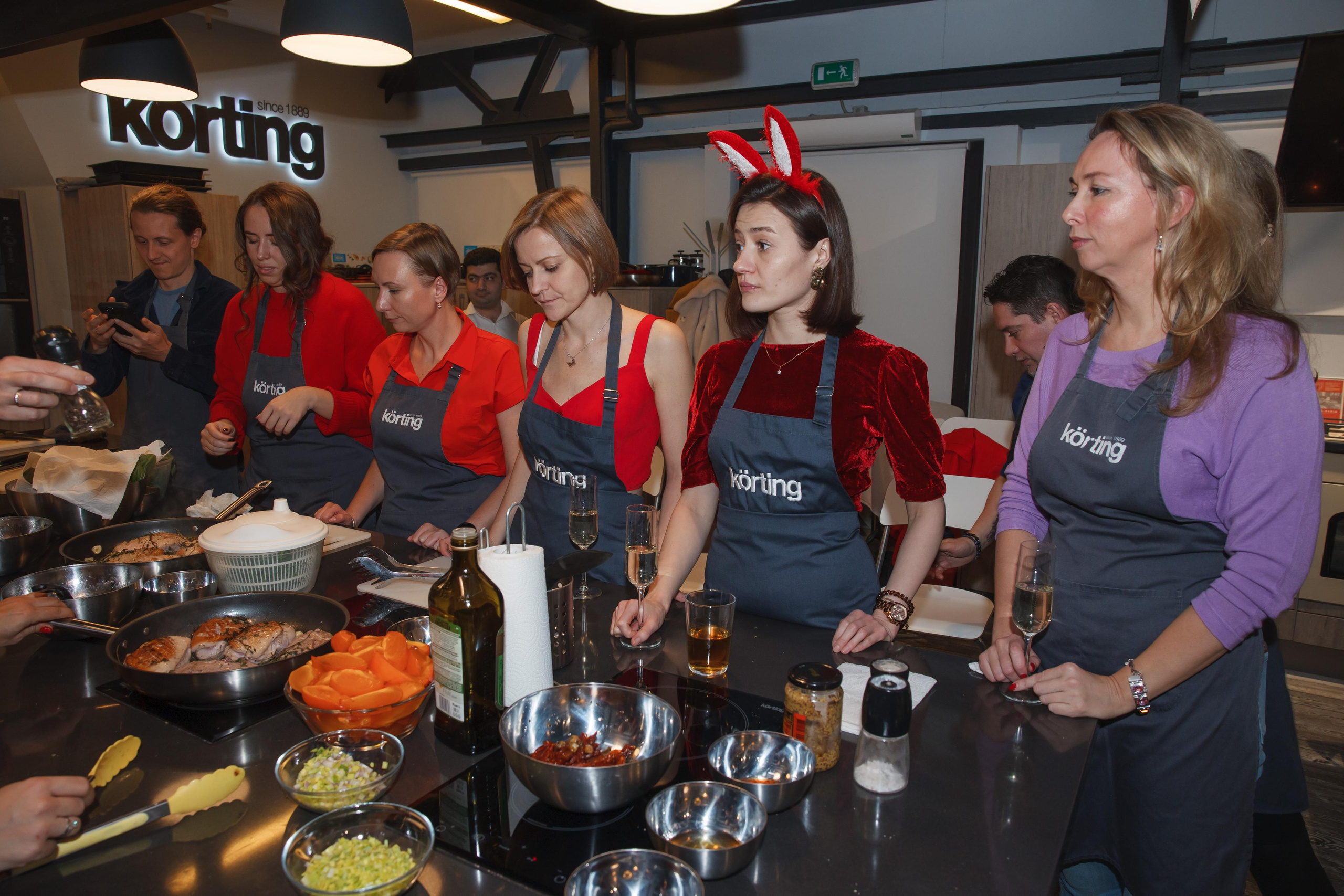 Фотосъемка корпоративного мастер-класса по приготовлению блюд. Свадебный и репортажный фотограф (Москва, Королев и другие)