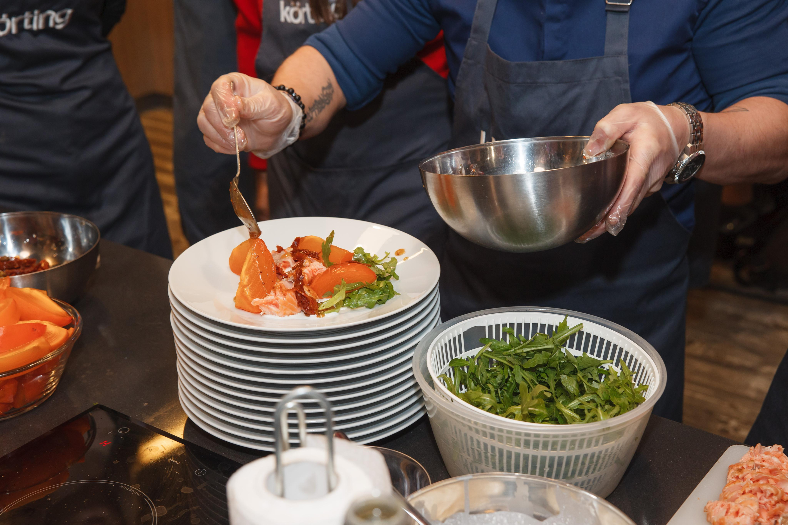 Фотосъемка корпоративного мастер-класса по приготовлению блюд. Свадебный и репортажный фотограф (Москва, Королев и другие)