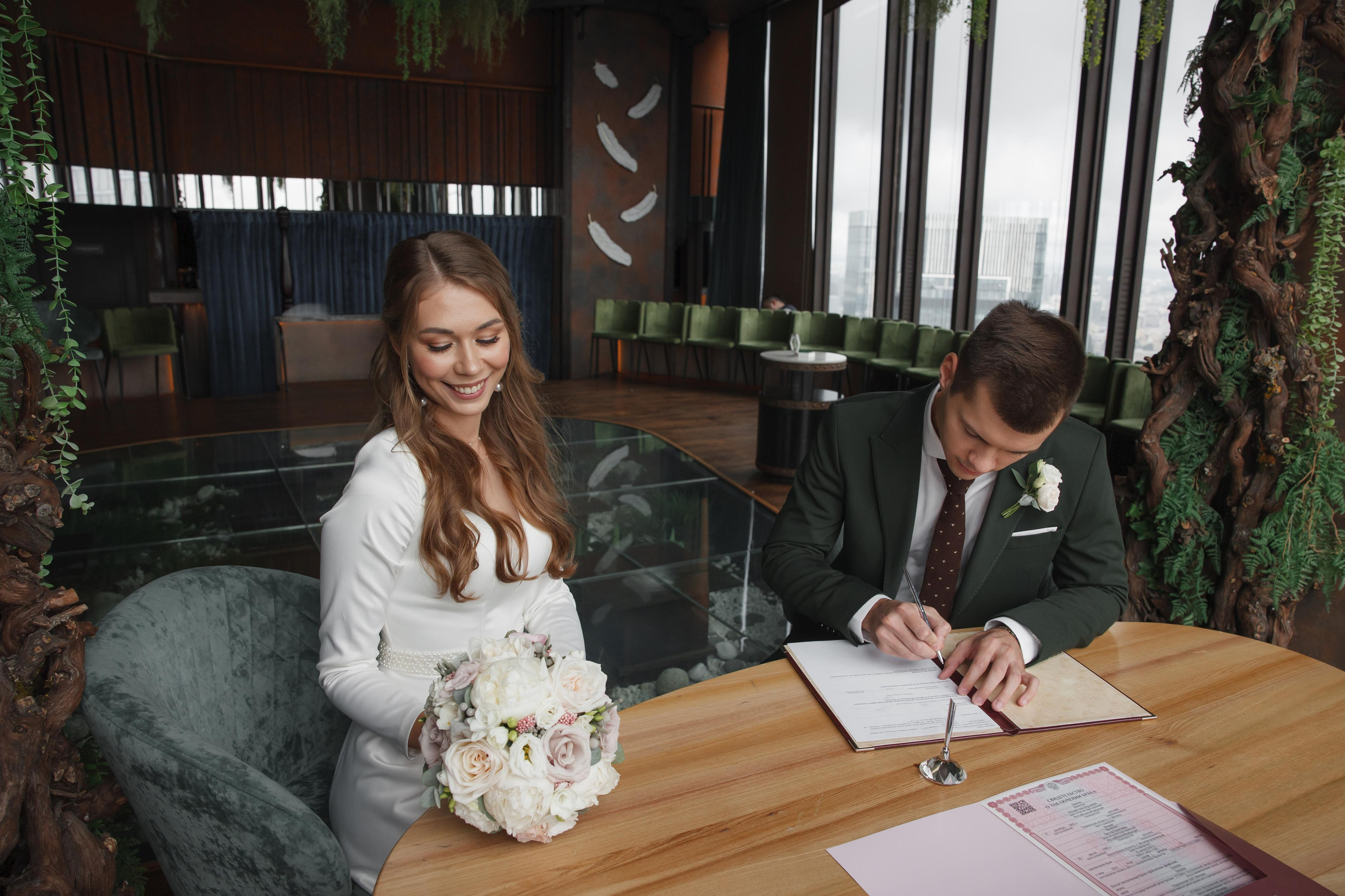 Регистрация брака в Birds. Свадебный и репортажный фотограф (Москва, Королев и другие)