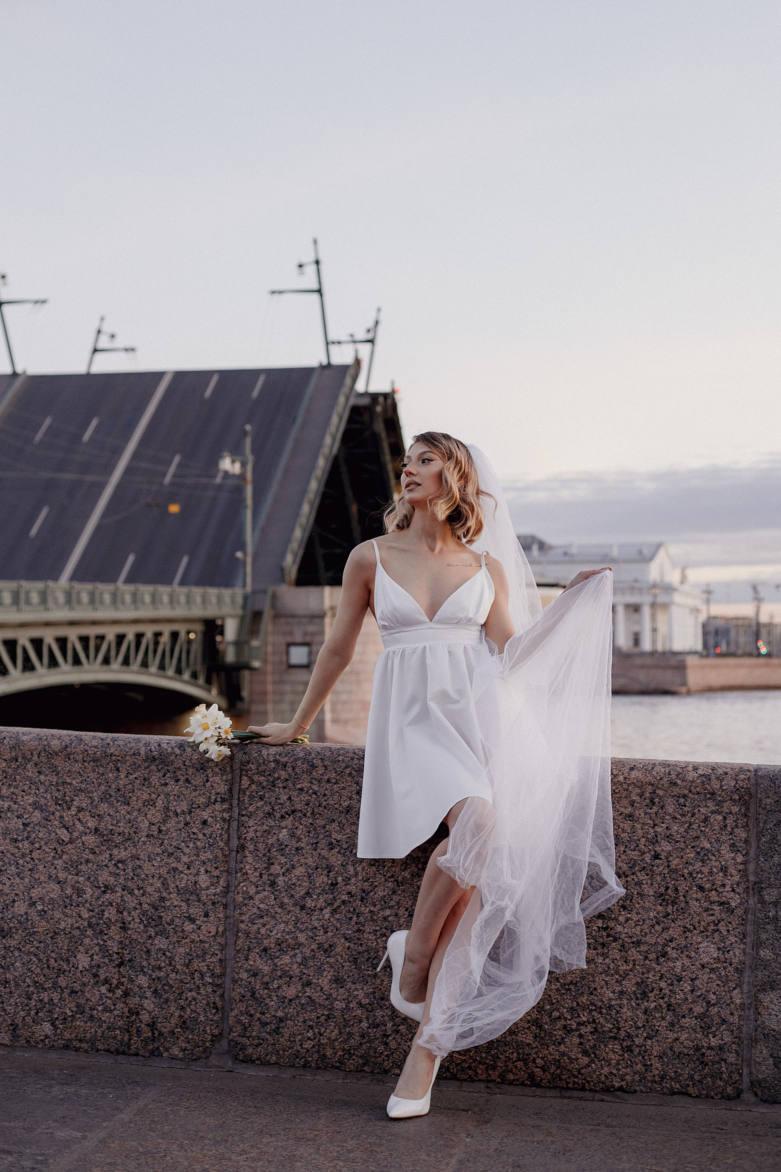 Свадебная в белые ночи. Свадебный фотограф Санкт-Петербург  Москва