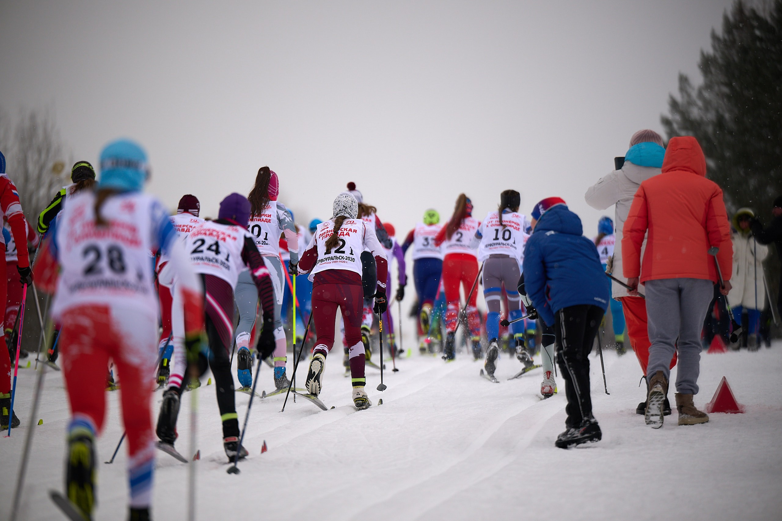 Всероссийские соревнования по лыжным гонкам «Пионерская правда». Ижевс. Спортивный репортажный фотограф в Ижевске Сергей Мерзляков