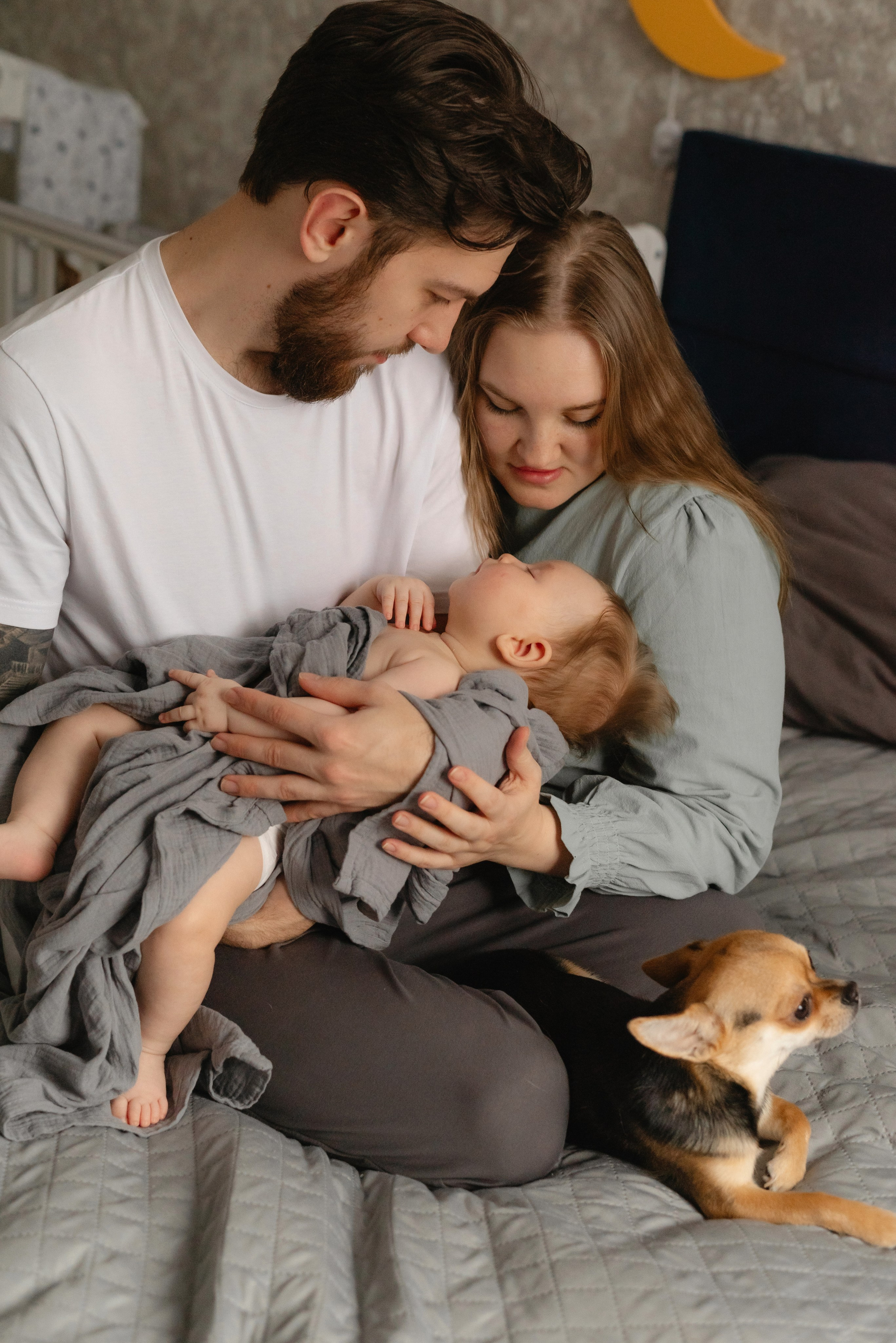 Домашняя семейная фотосессия в Нижнем Новгороде. Семейный и портретный фотограф Нижний Новгород