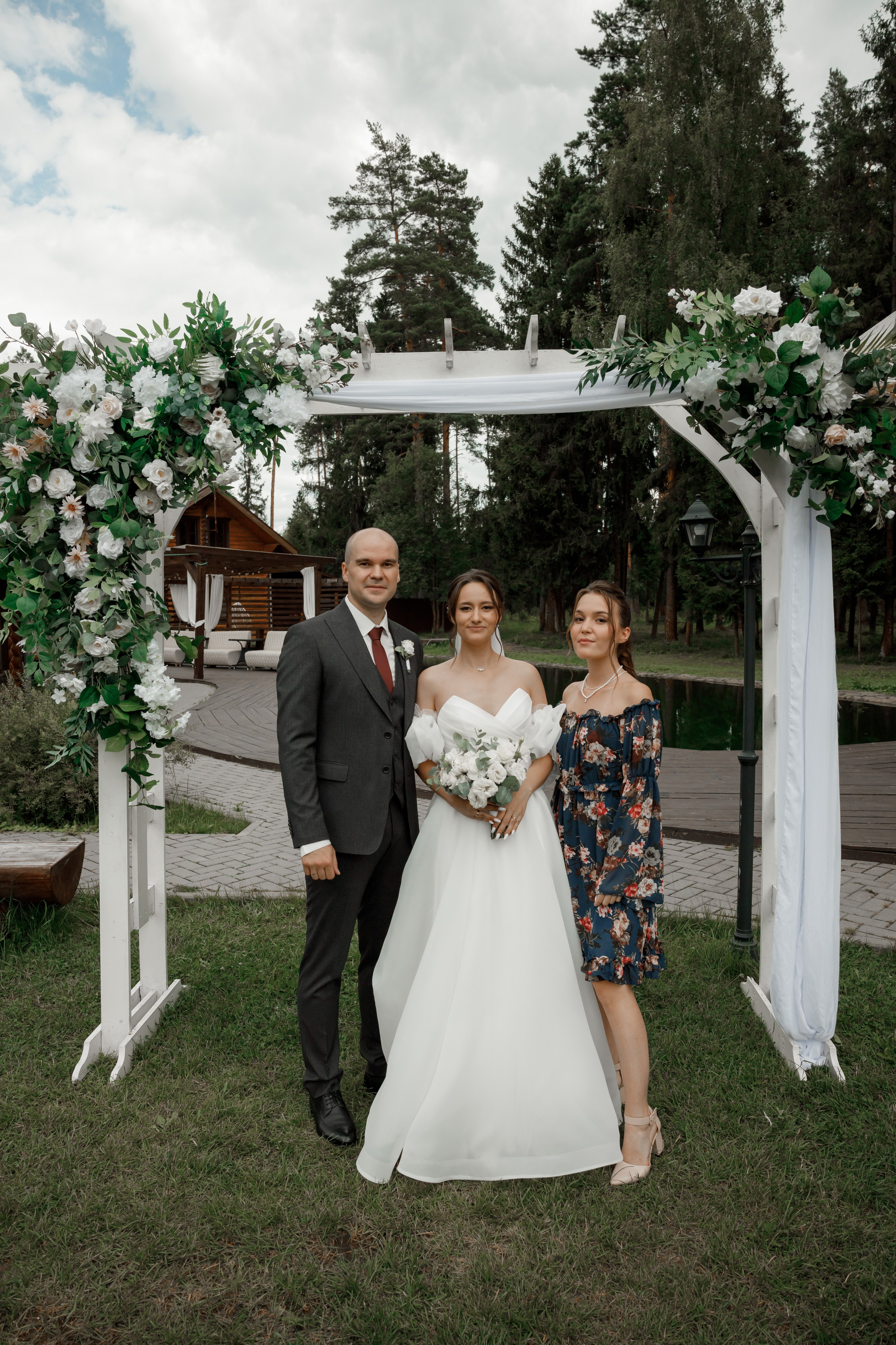 Полина и Дмитрий, загородный клуб «Барин», ЗАГС в г. Пушкино. Свадебный и репортажный фотограф (Москва, Королев и другие)