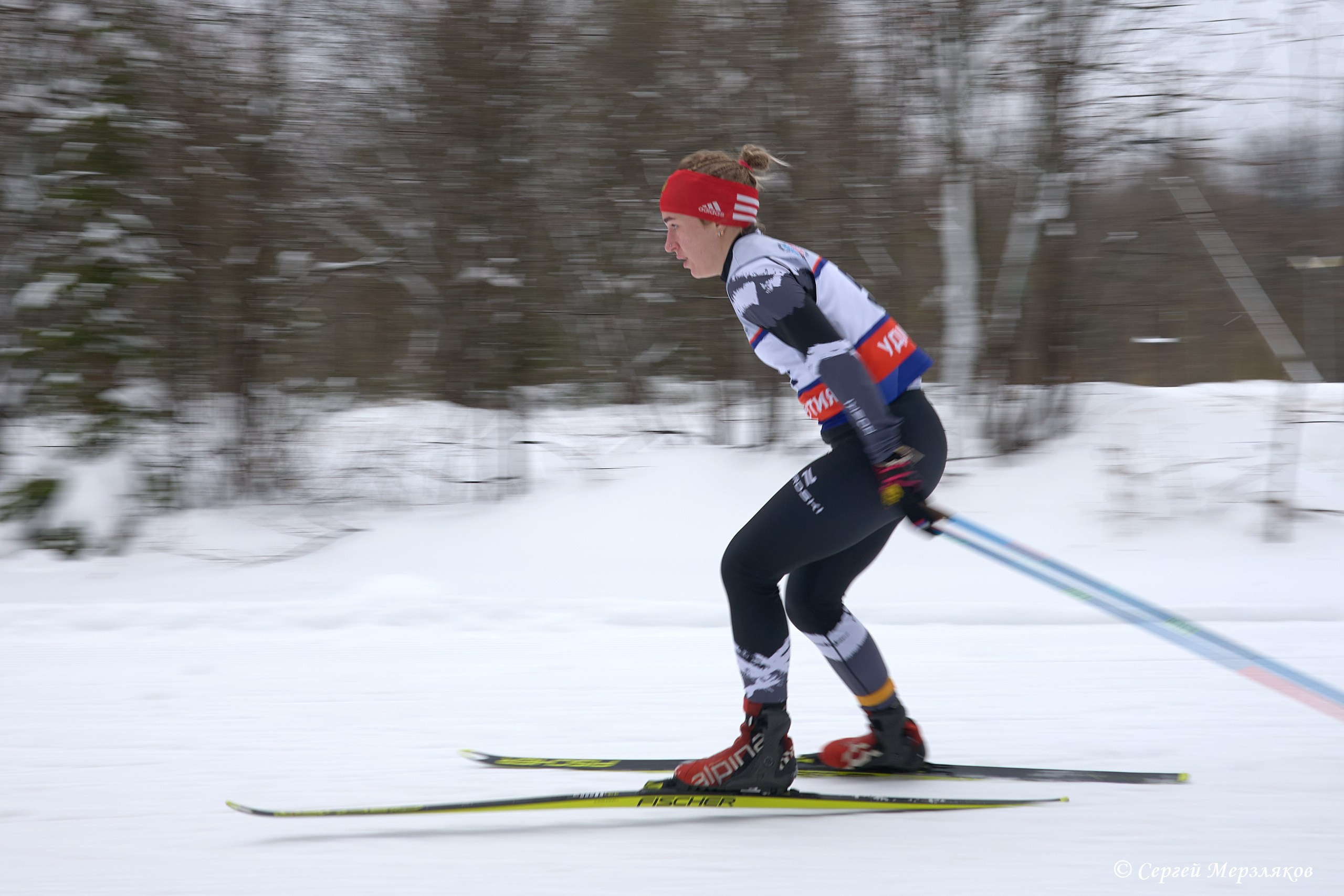 Всероссийские соревнования по лыжным гонкам на призы ЗМС Галины Кулаковой. Спортивный репортажный фотограф в Ижевске Сергей Мерзляков