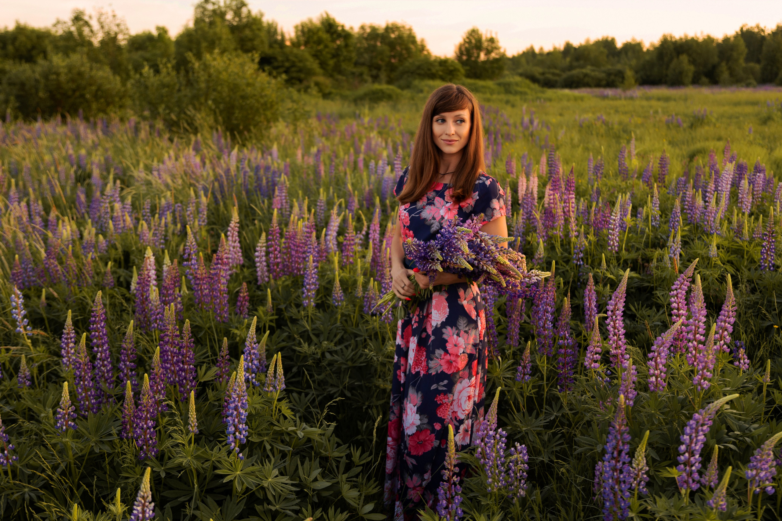Фотосессия с люпинами. Семейный и свадебный фотограф в Санкт-Петербурге Татьяна Швыкова