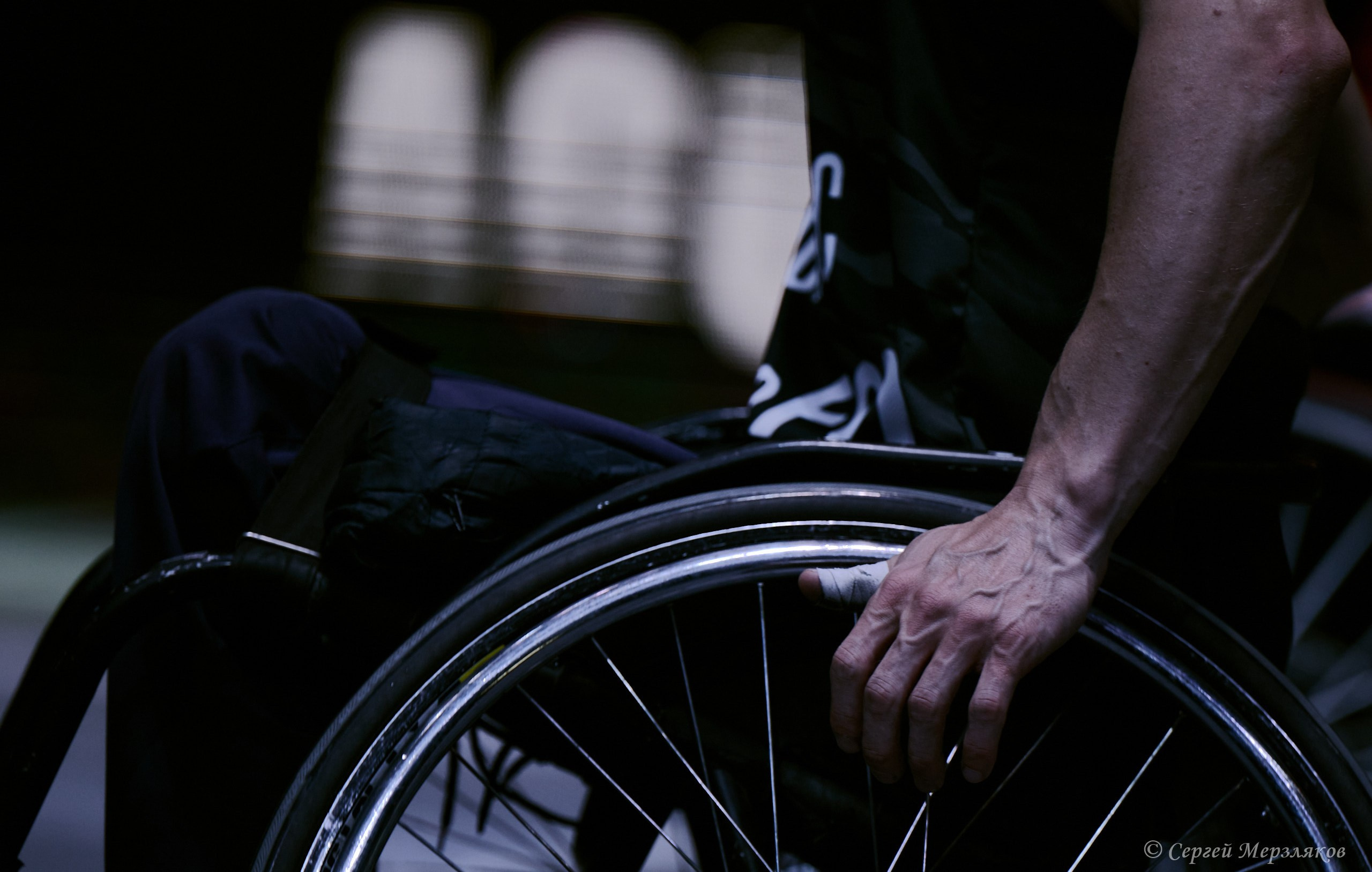 Лига Сильных. Ижевск 2024. Баскетбол на колясках. Спортивный репортажный фотограф в Ижевске Сергей Мерзляков