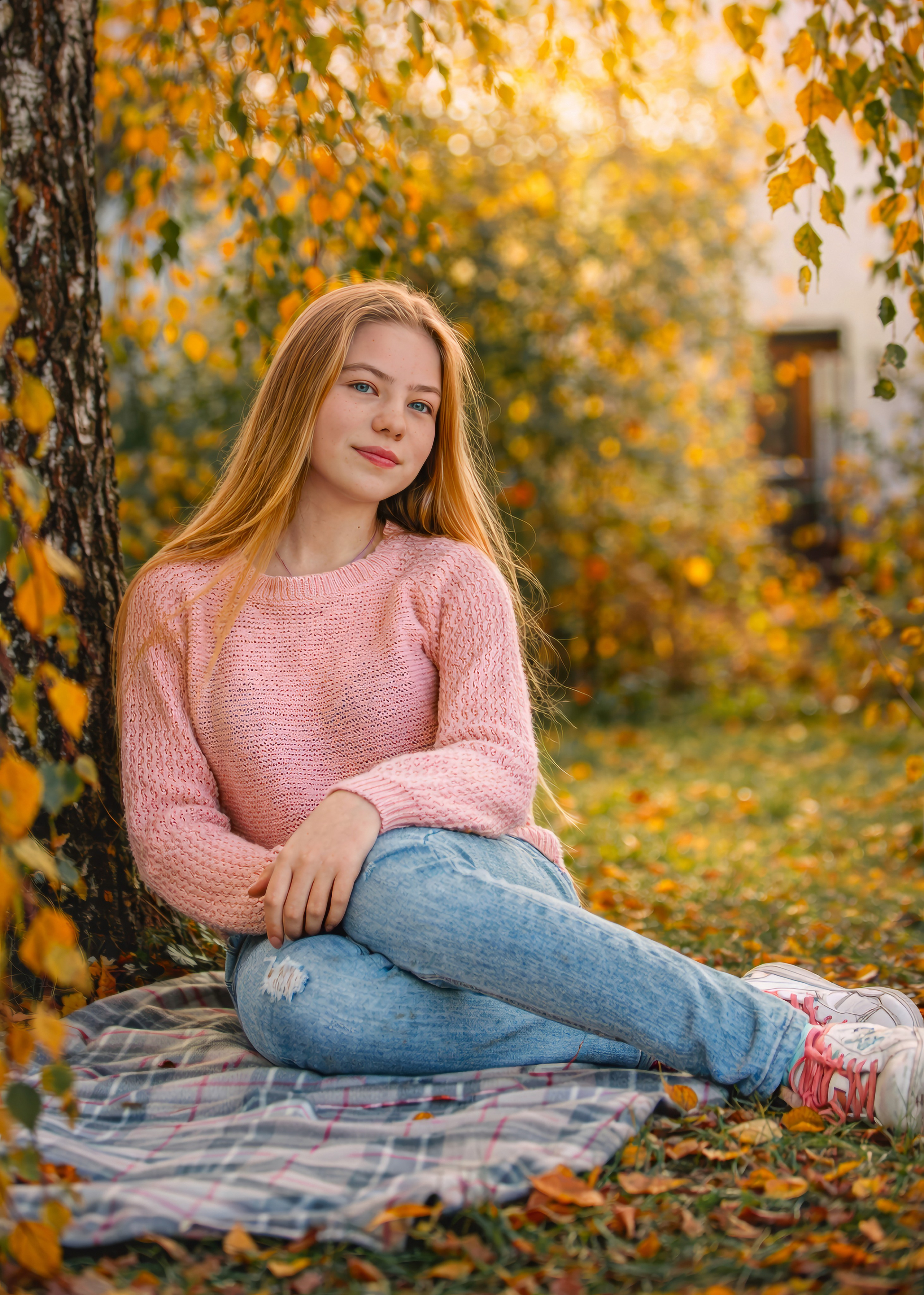 «Тёплая осень детства Арины». Семейный и детский фотограф в Москве Юлия