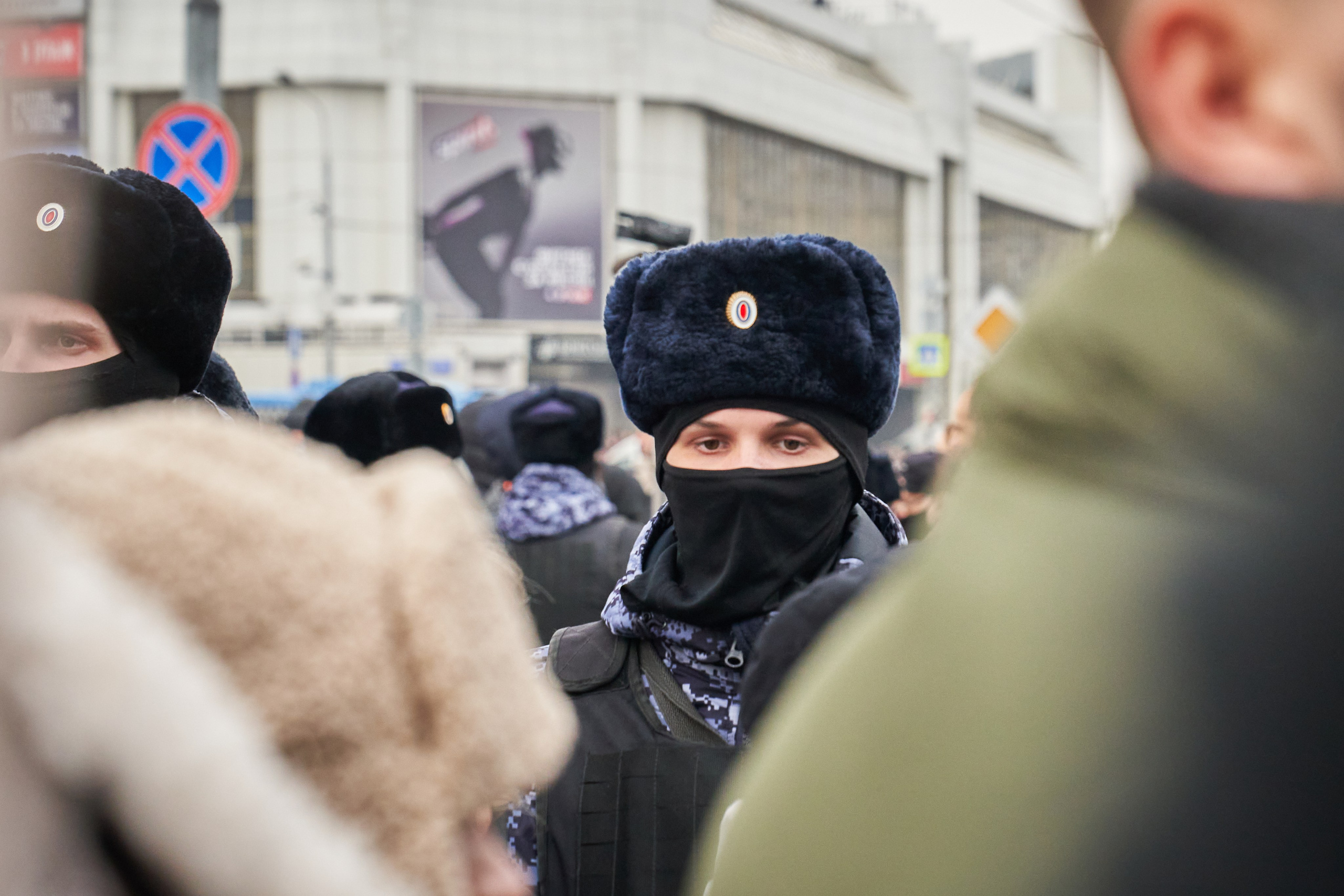 Похороны Алексея Навального. Дзешульская, фотограф