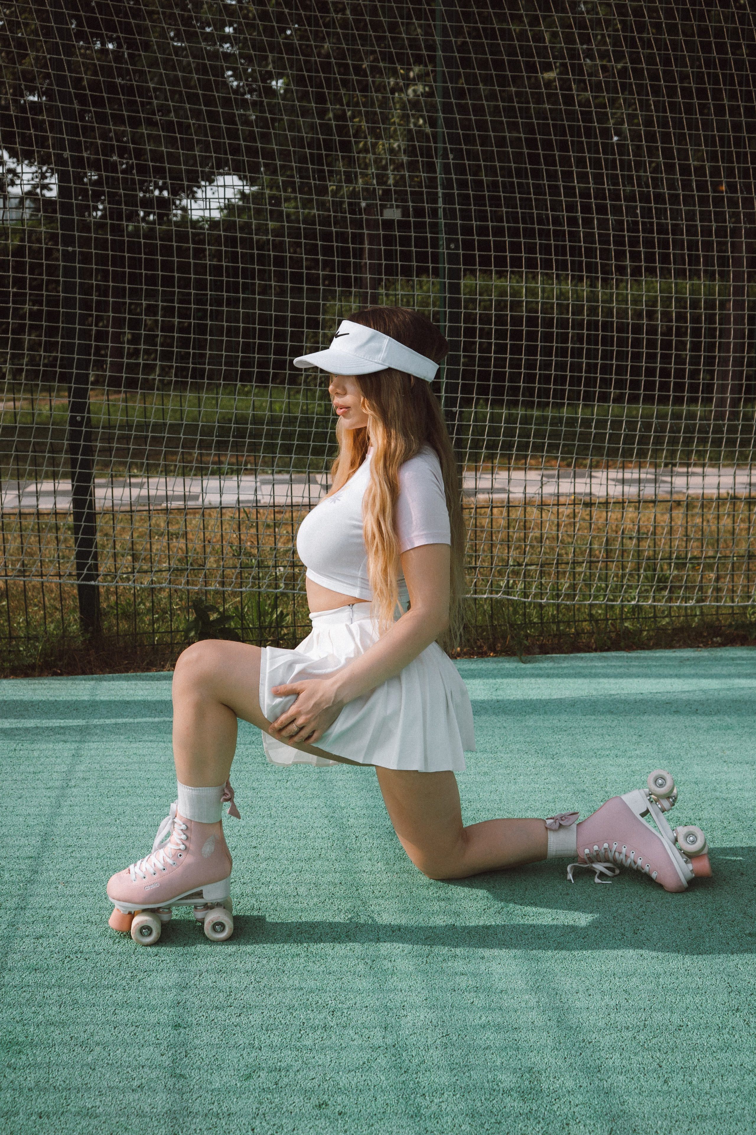 Ретро съемка с роликами — модель Евгения. Фотограф Москва и Видеограф Москва