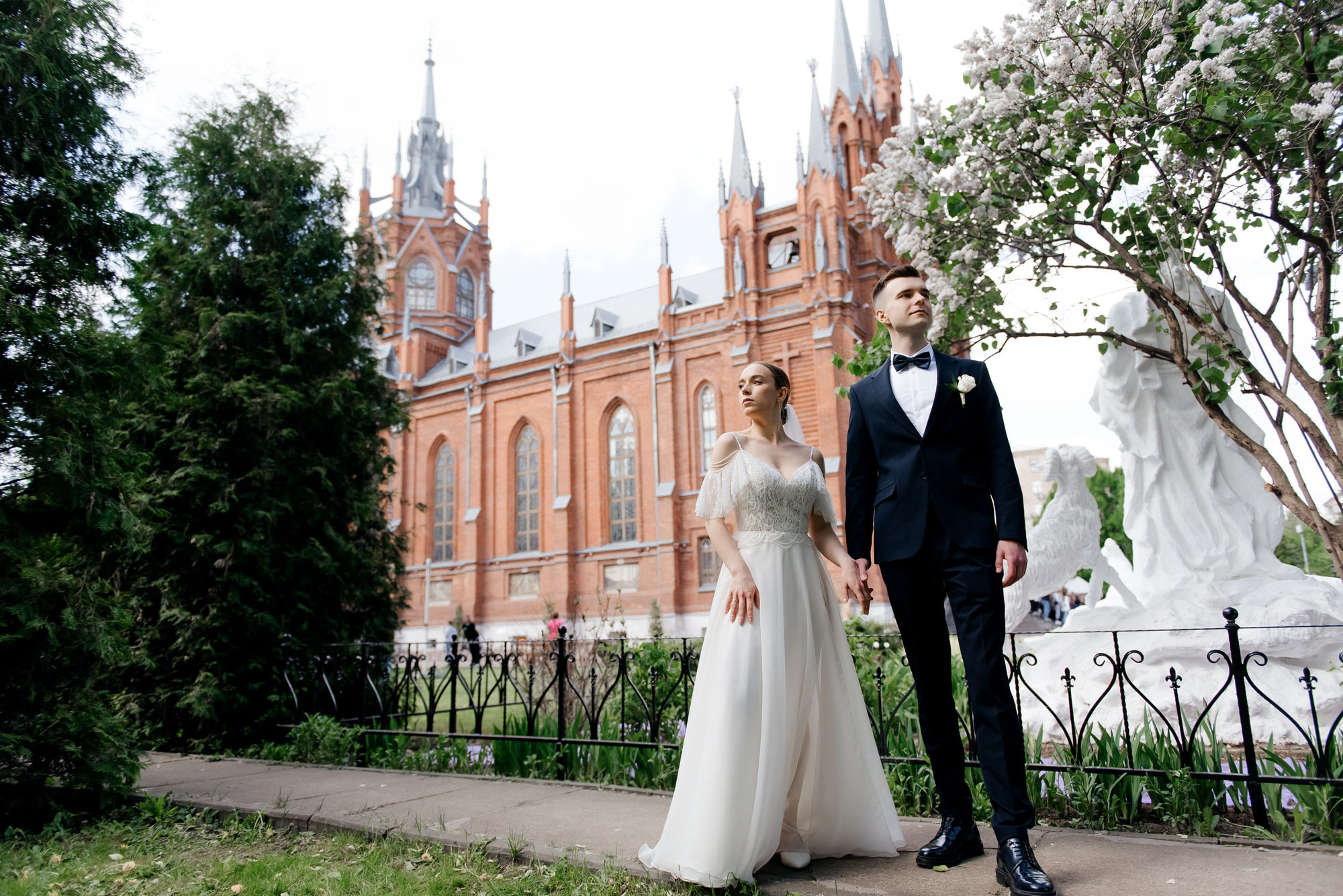 Wedding in the Catholic Cathedral. Свадебный и репортажный фотограф