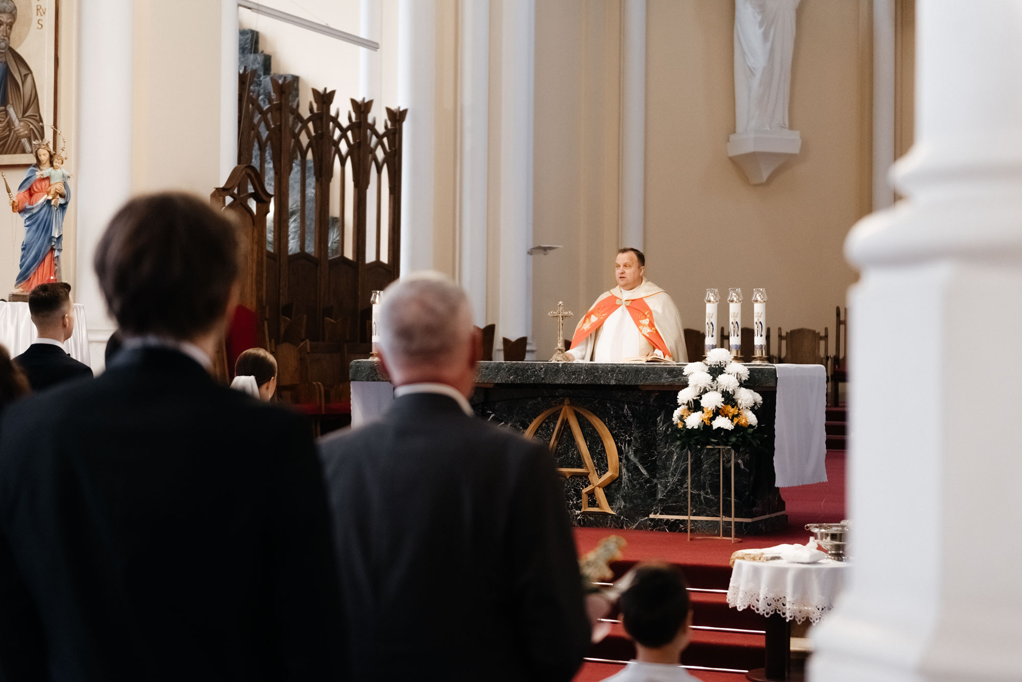 Wedding in the Catholic Cathedral. Свадебный и репортажный фотограф