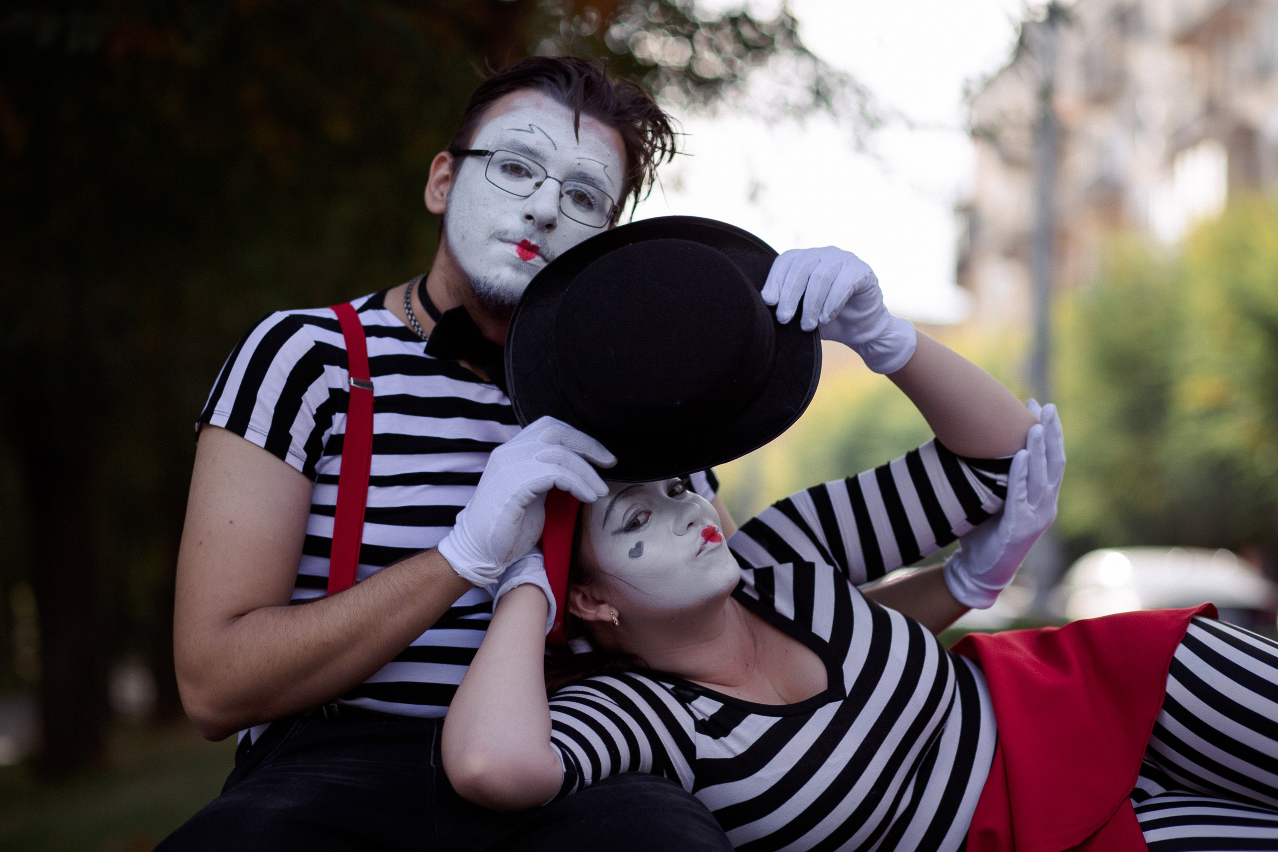 Мимы. Фотограф Крохин Олег