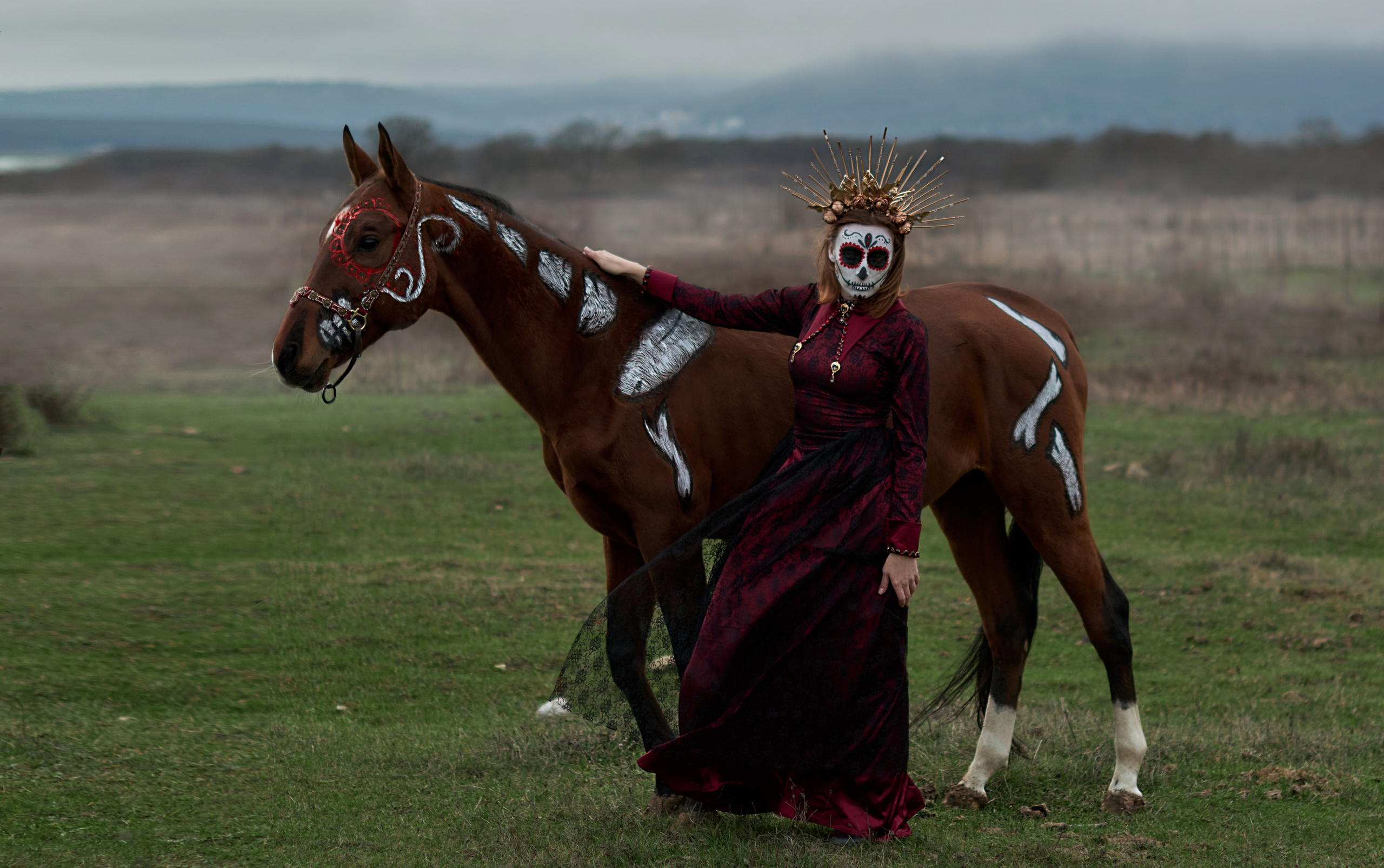 Фотосессия в стиле праздника El Día de Muertos. Фотограф в Севастополе