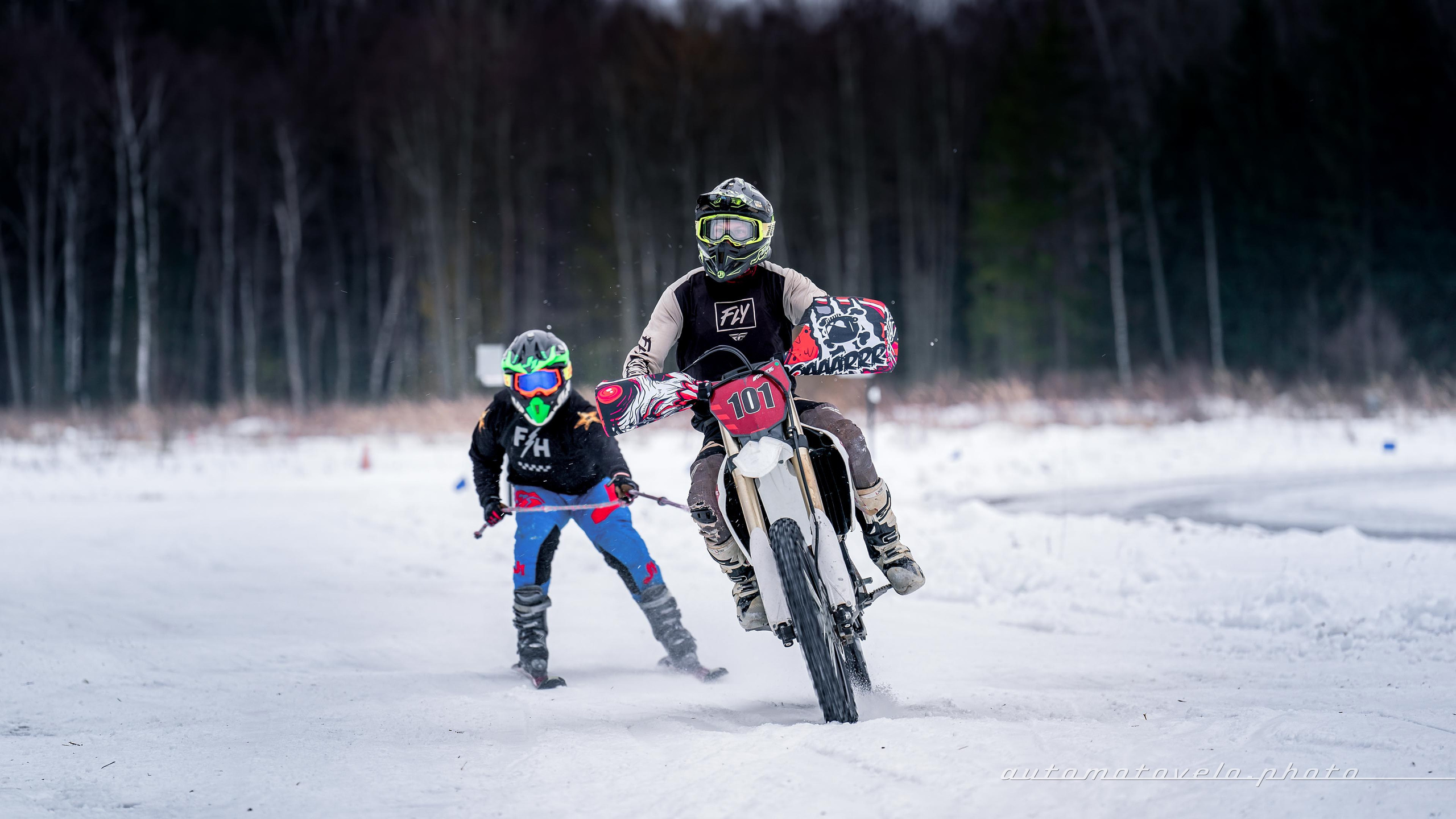 Скийоринг в Конаково 2024/25. 1 этап