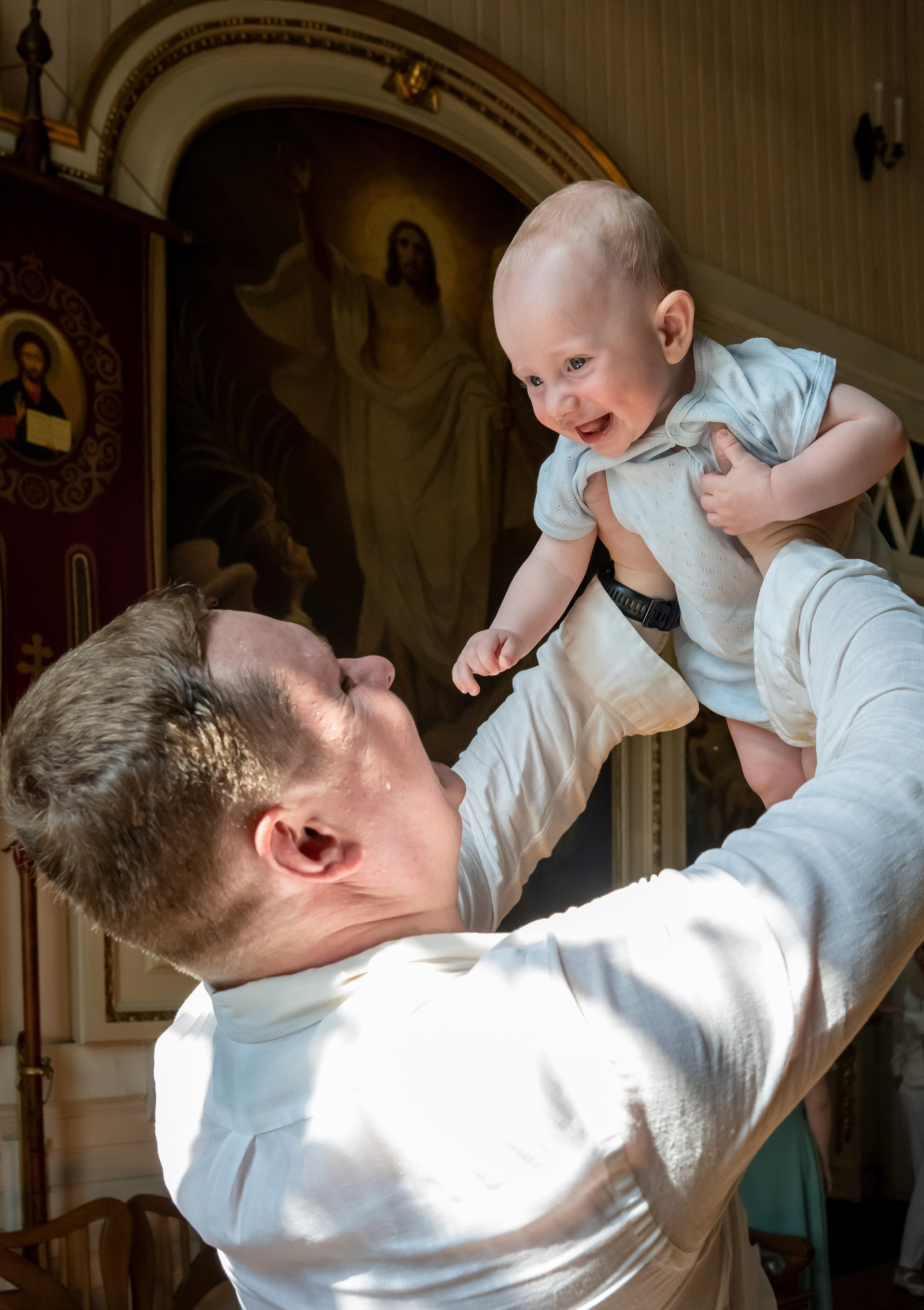 Крещение Ивана. Студийный и портретный фотограф в САНКТ-ПЕТЕРБУРГЕИрина Махаон