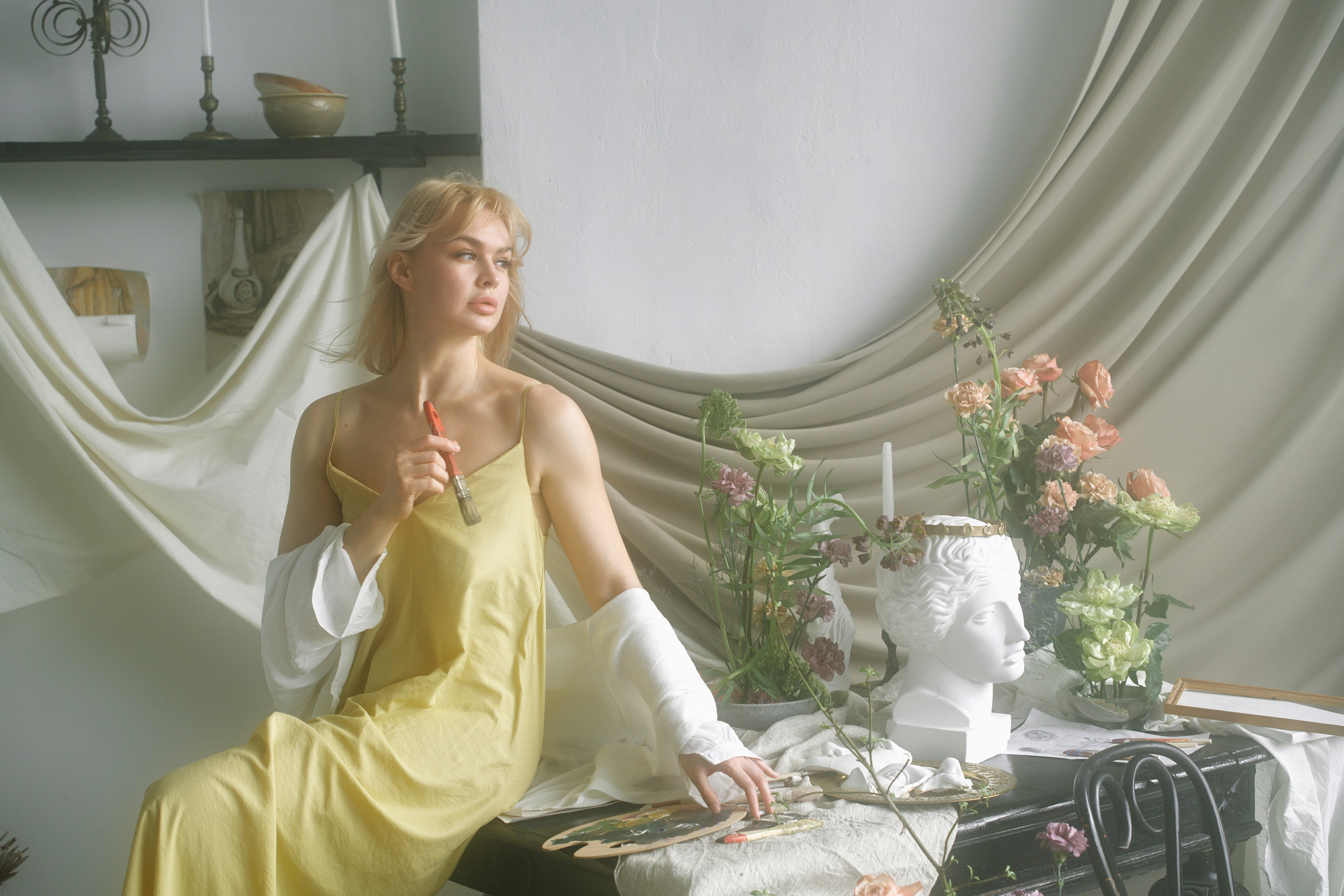 Artist's inspiration (студия Zapad). Портретный фотограф в Санкт-Петербурге Елена Сергеева