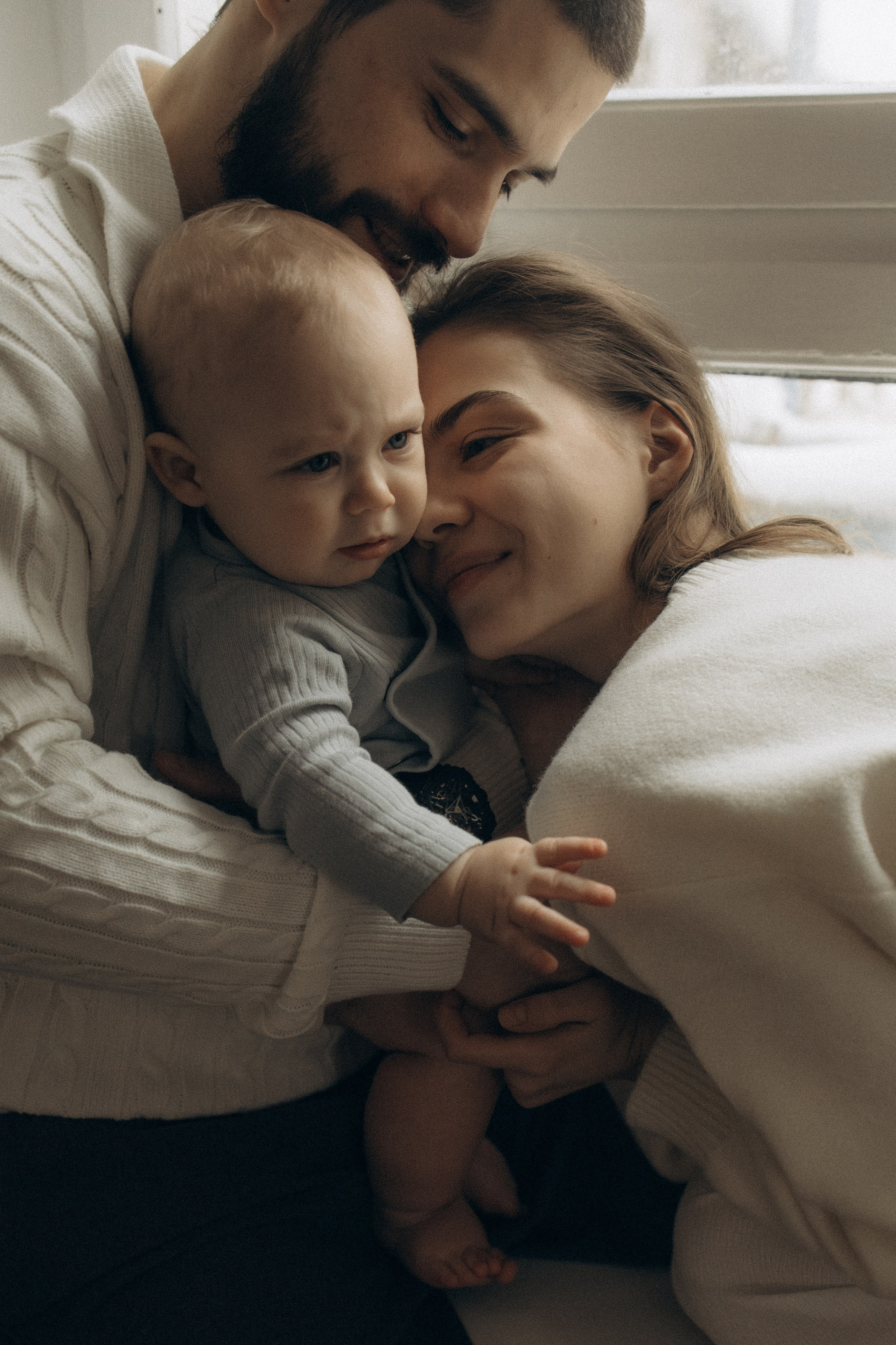 Семейная фотосессия в студии. Семейный фотограф Москва Юлиана Фетисова