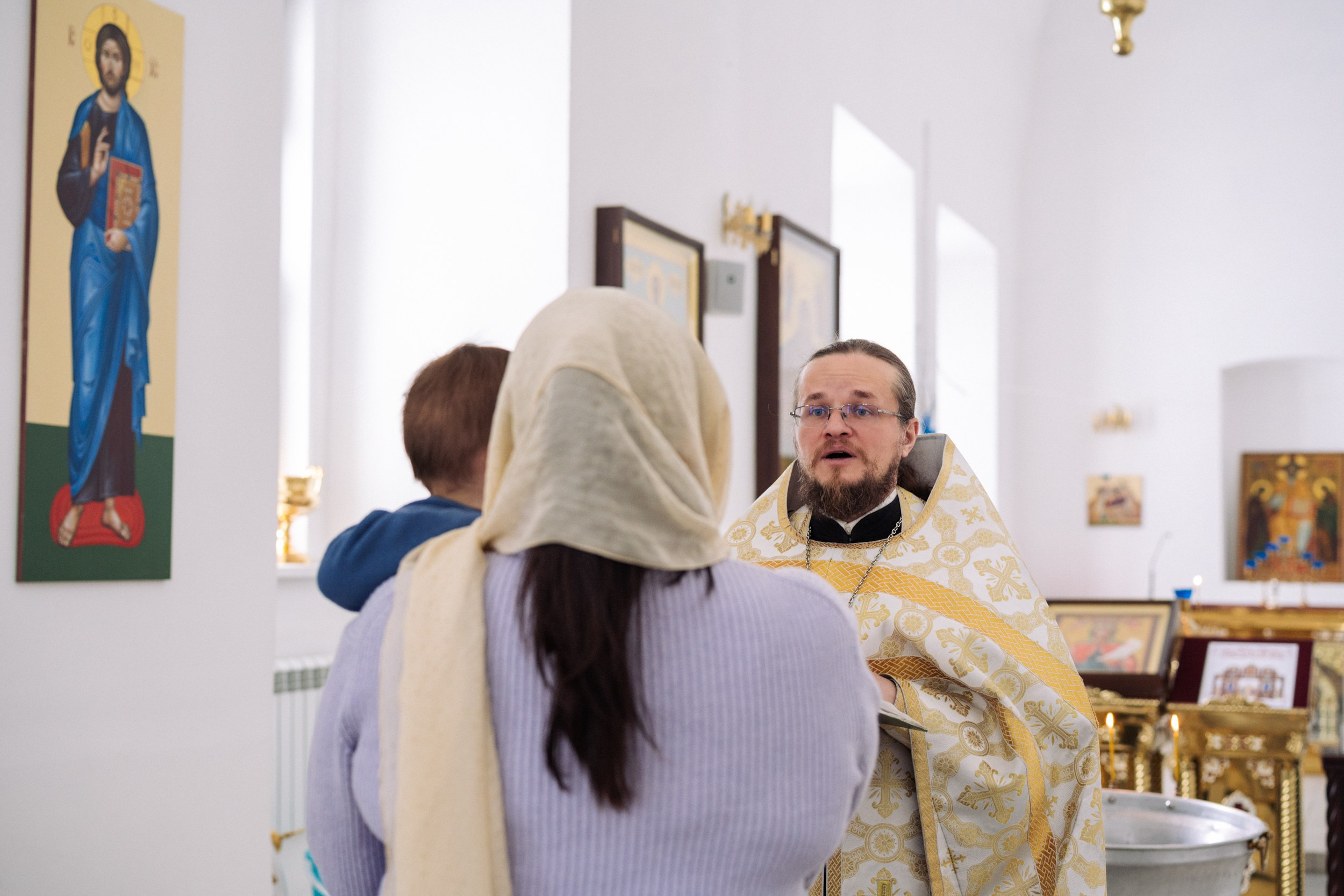 Крещение млд. Фёдора. Семейный фотограф на крещение, венчание в Иваново Галина Скурихина