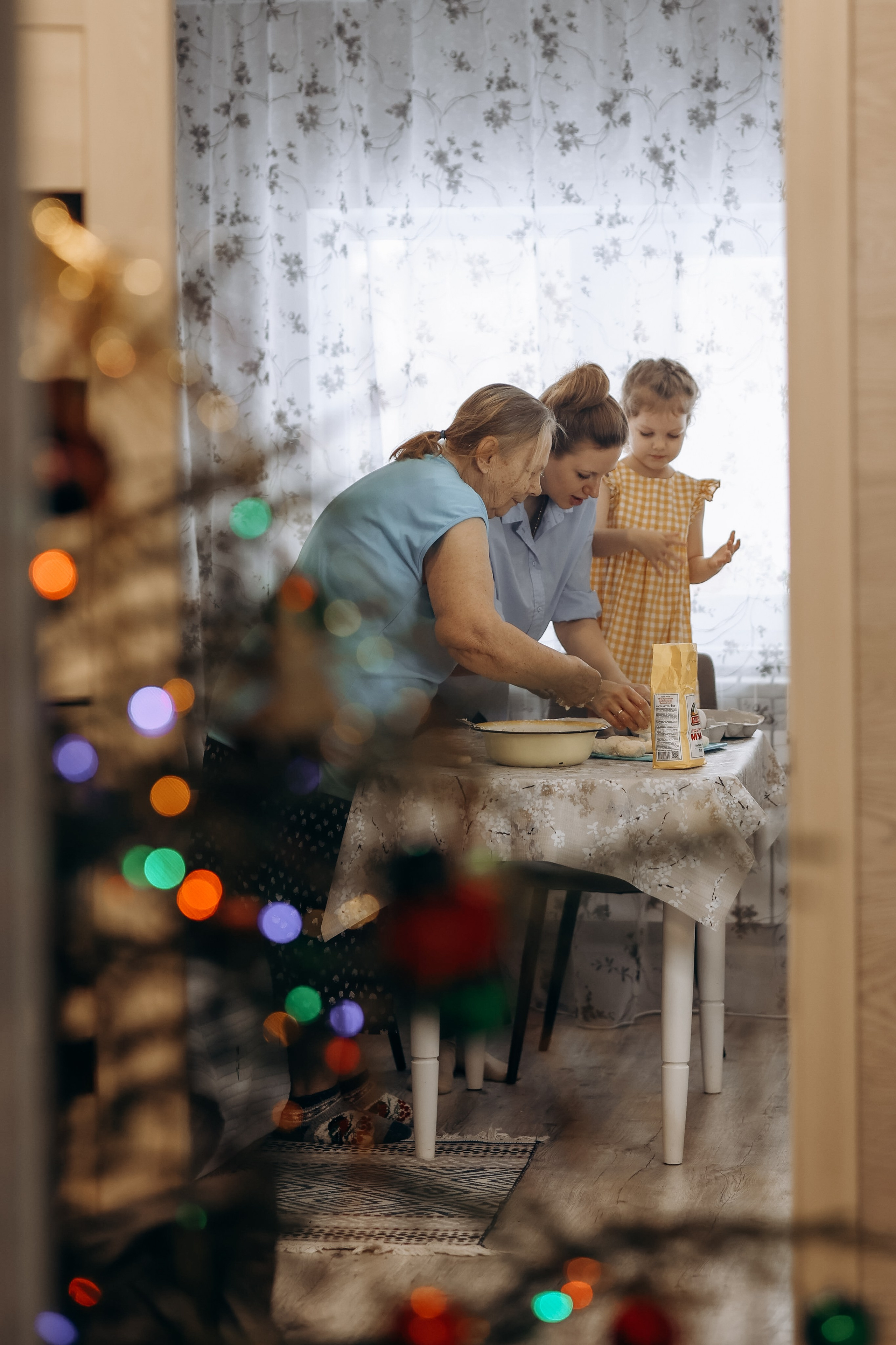 В гостях у Лидии Петровны. Утренние сырники. Детский и Семейный фотограф Елена Карпушина