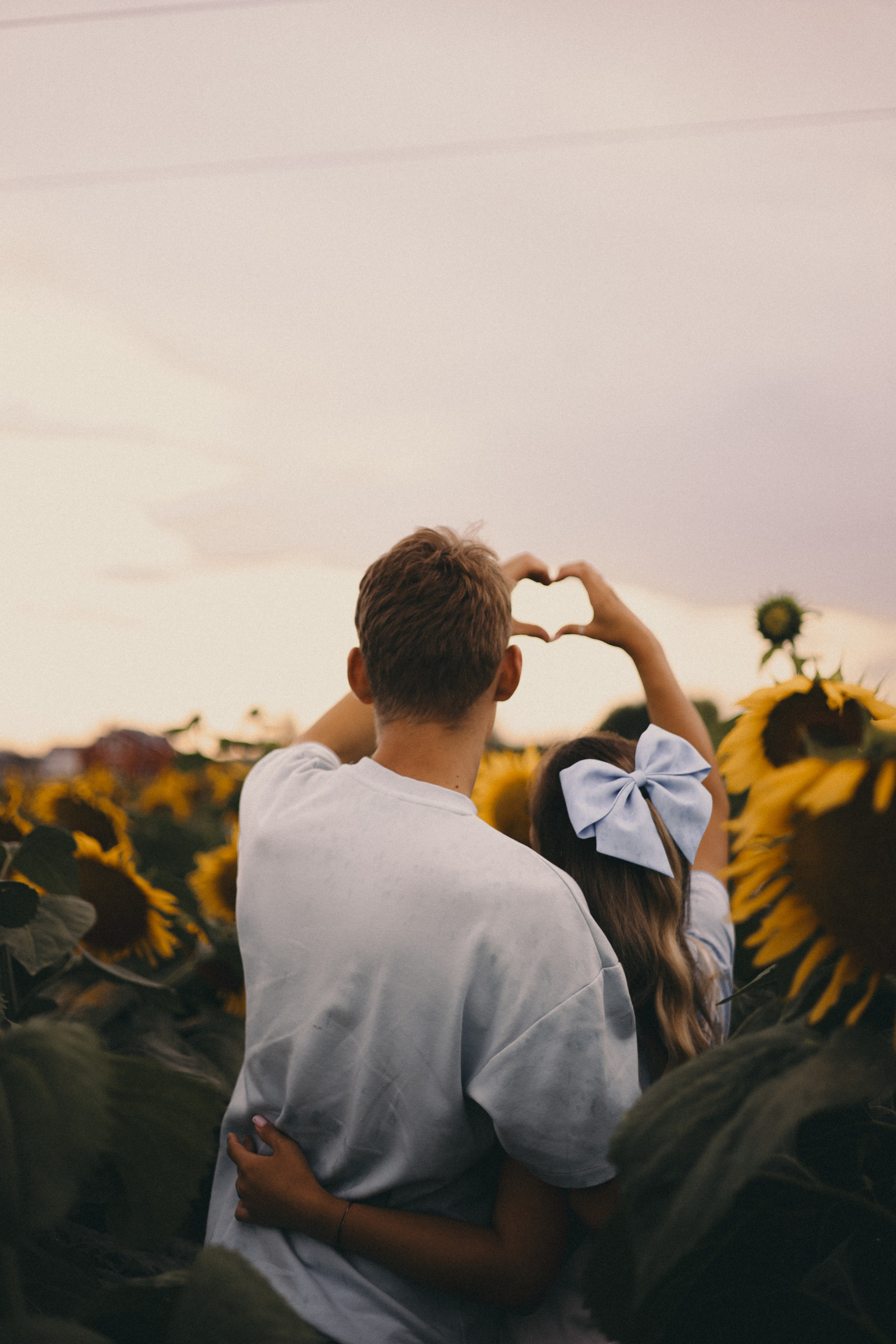 Михаил и Валерия | Подсолнухи. Фотограф Мария Лаенко
