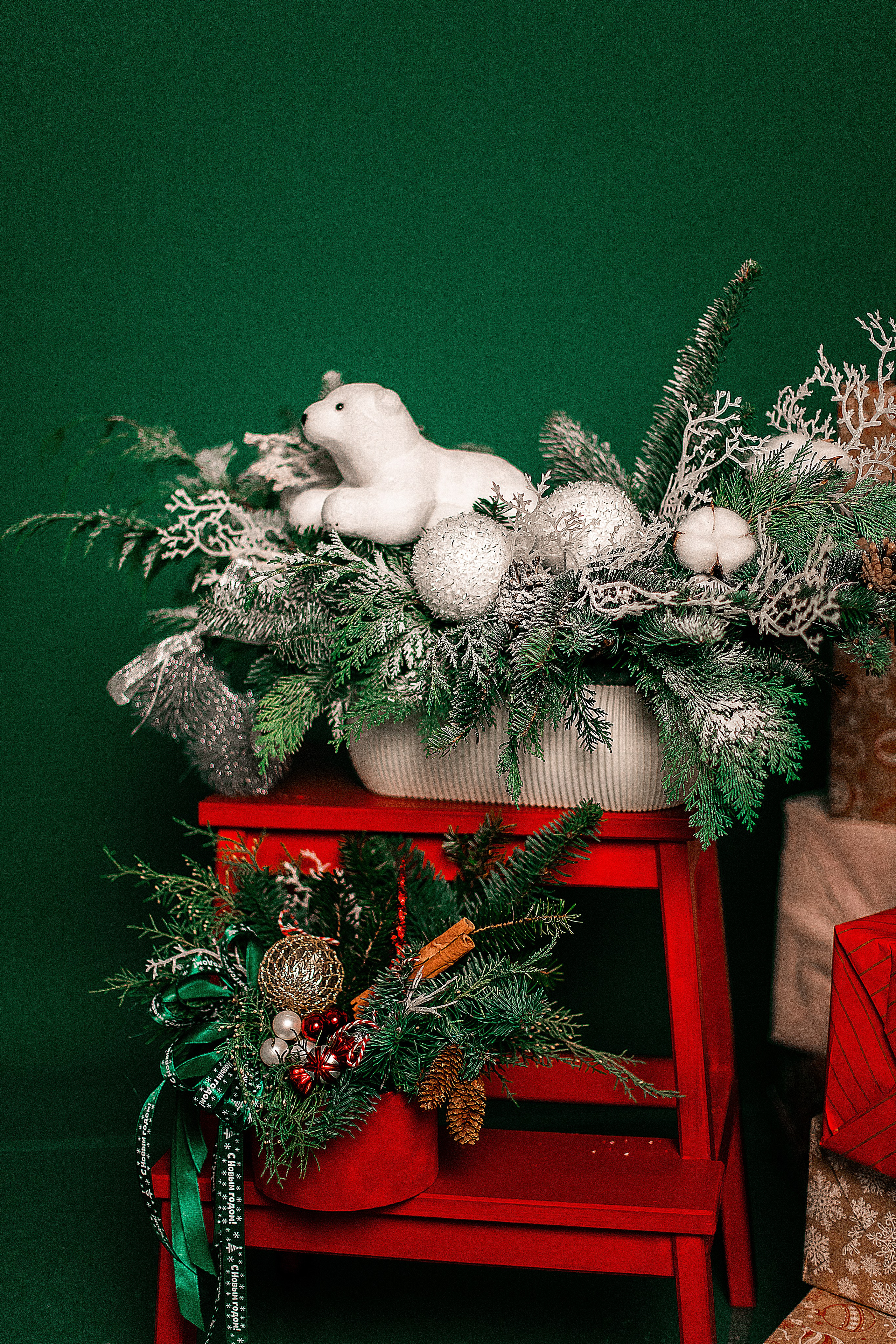 Новогодняя съемка для цветочного бутика. Семейный и индивидуальный фотограф в Ростове-на-Дону