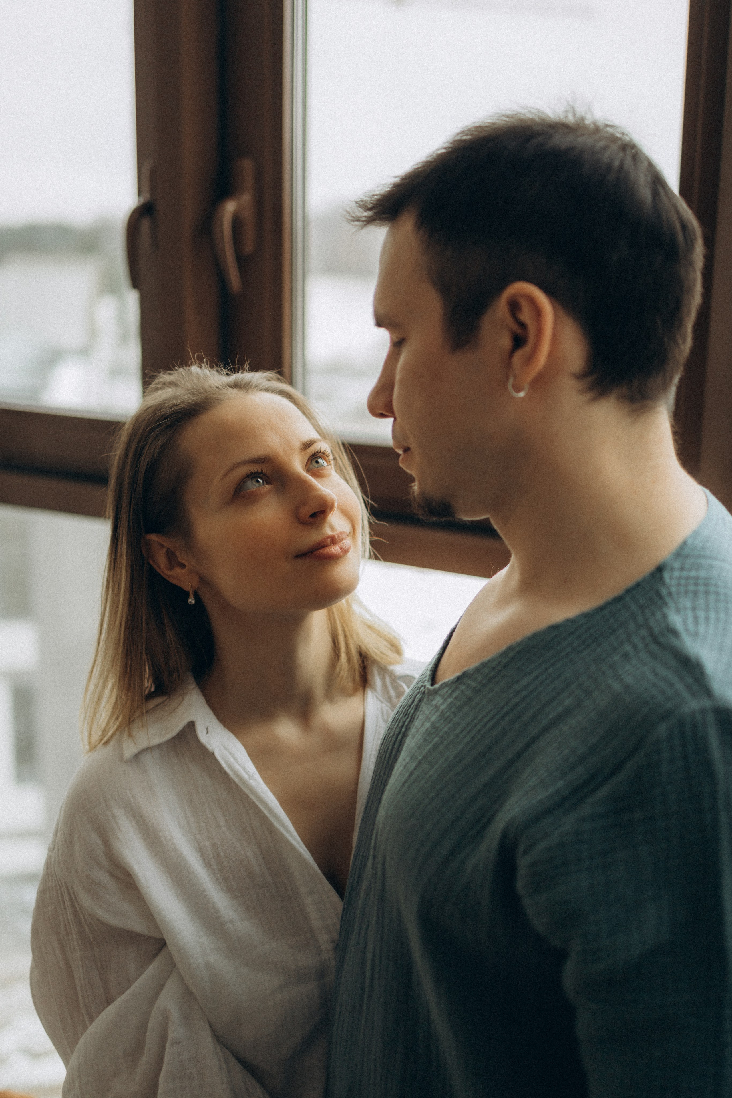 Полина, Максим и малышка Нина. Семейный, домашний, ньюборн фотограф Москва Цветкова Елизавета