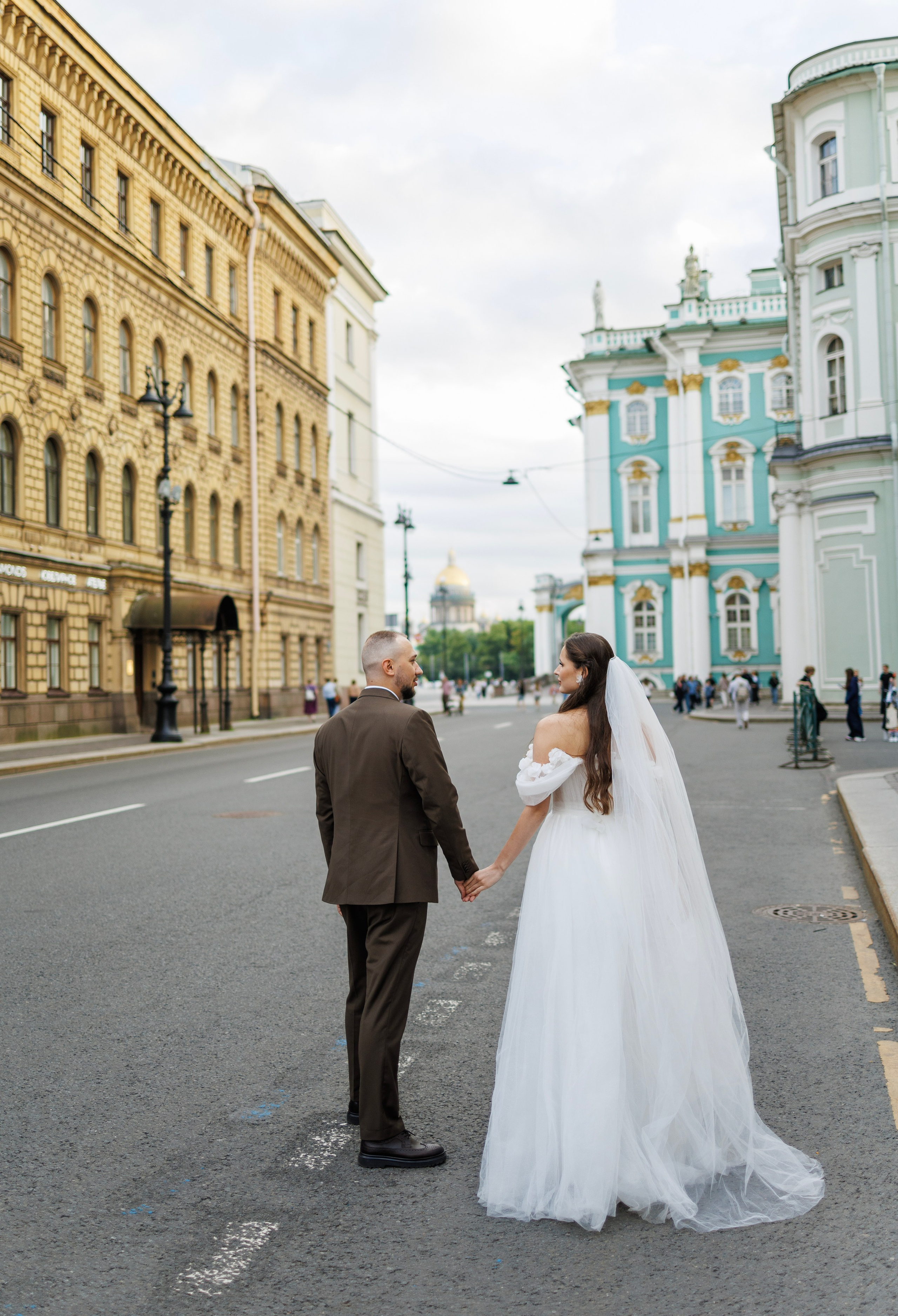 Руслан и Виолетта — Исаакий, Зимняя канавка. Боженова Елена фотограф Санкт-Петербург