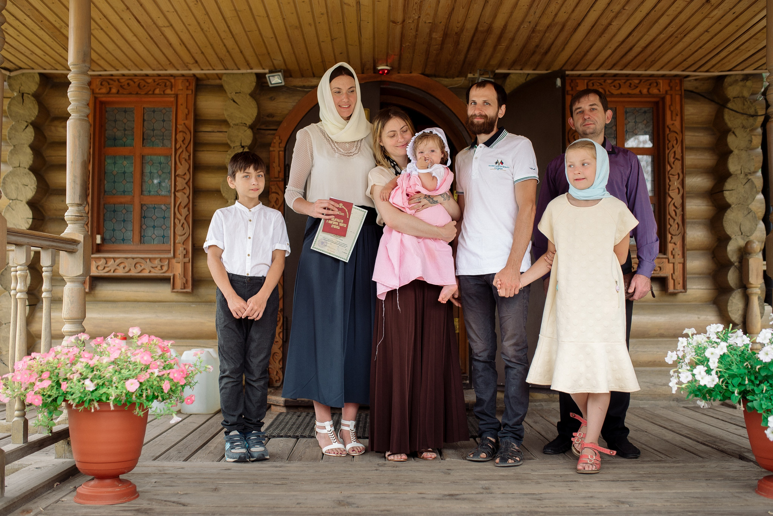 Крещение Глашеньки. Фотограф Мария Стрелкова
