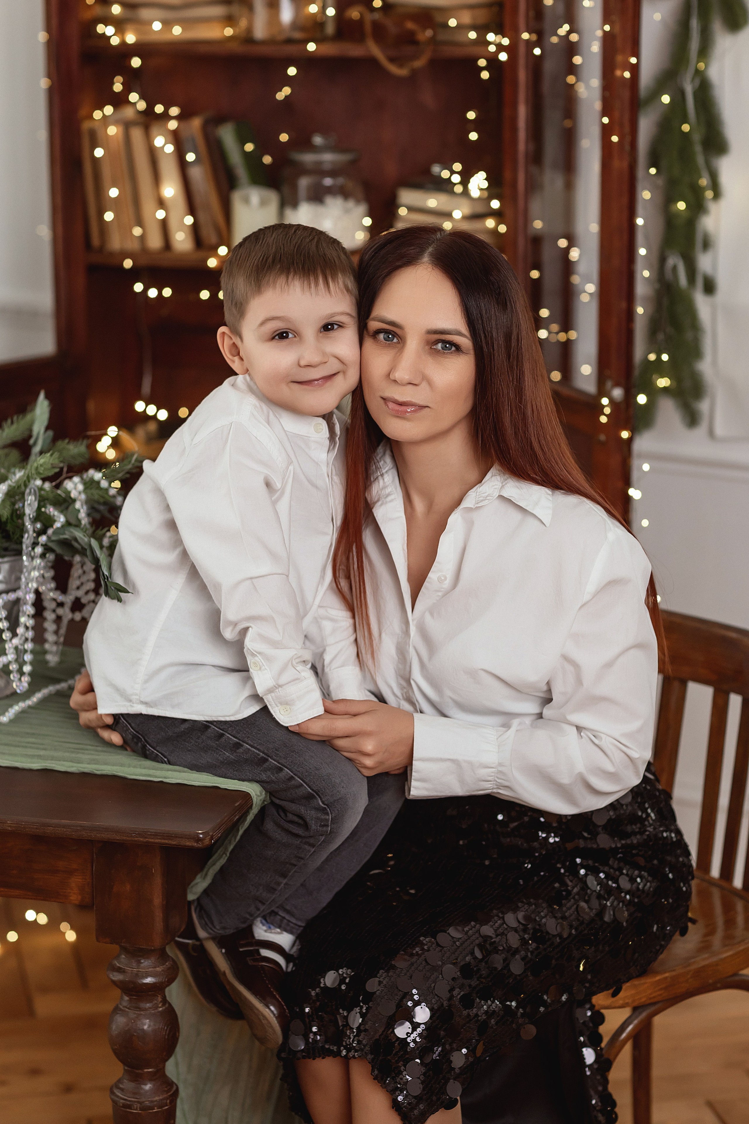 Семейная новогодняя фотосессия. Детский и семейный фотограф Елена Воропаева