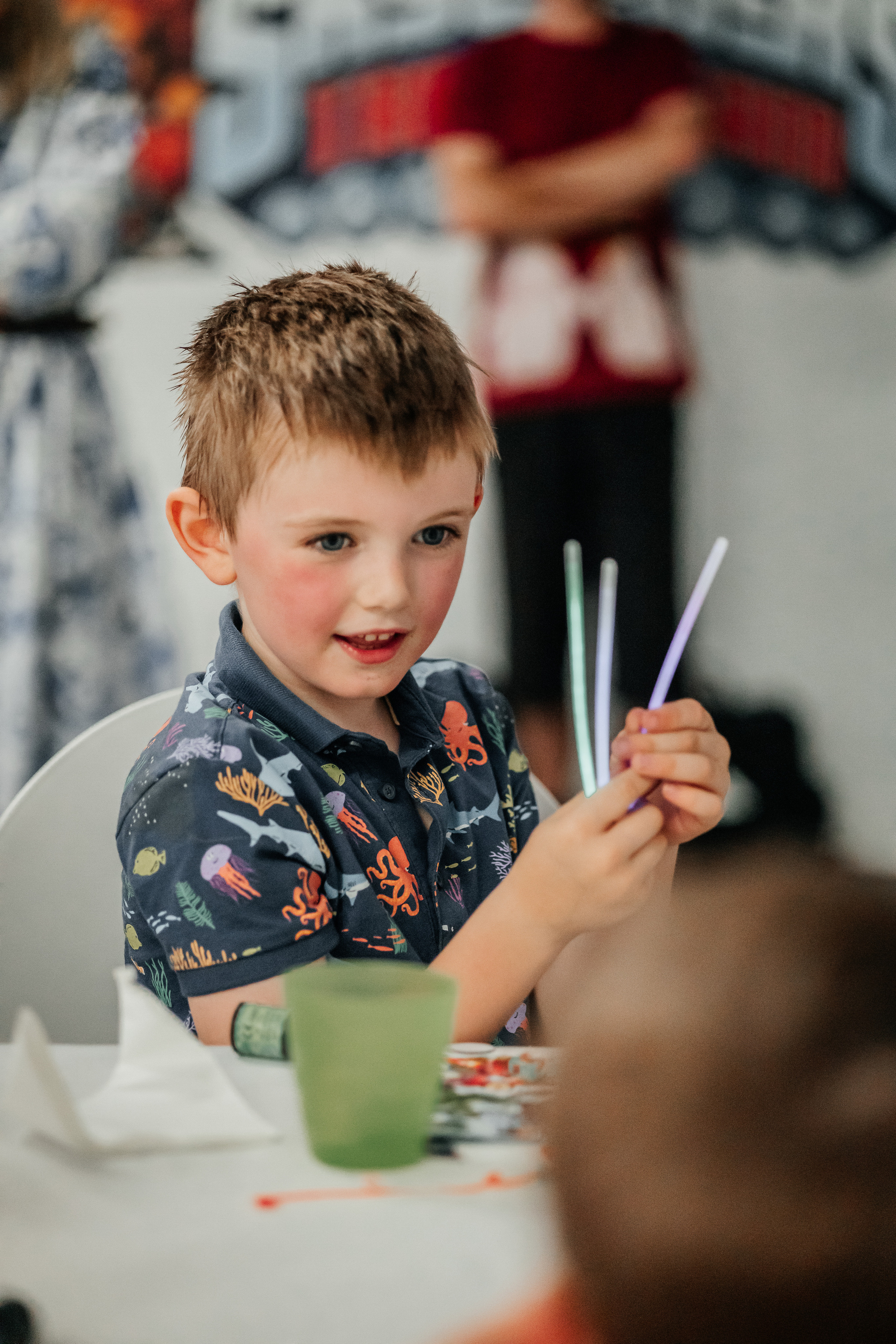 Angus 5th Birthday Party in The Den and The Glen. Family and kids photographer in Aberdeen UK Lyubov Popova