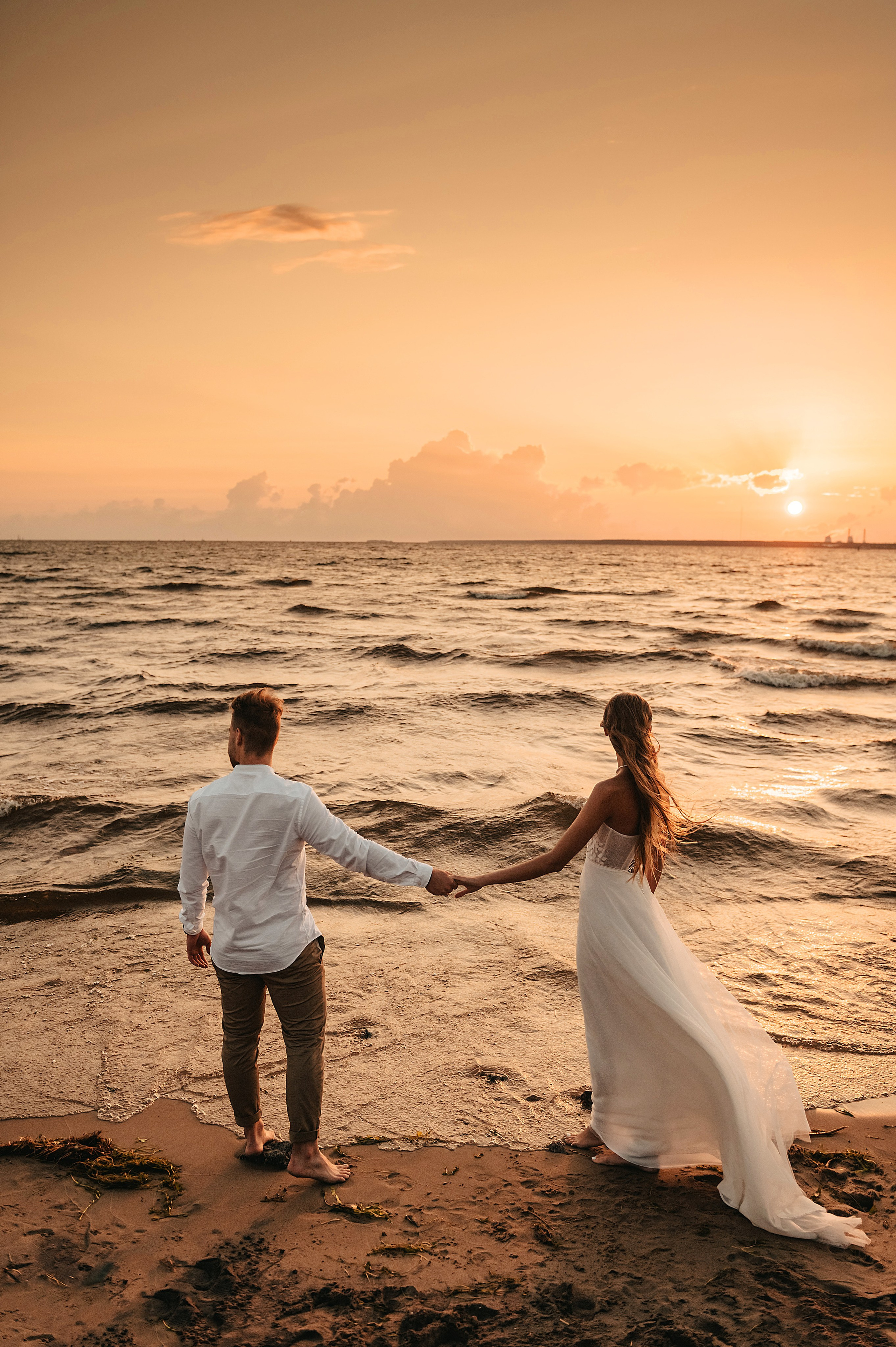Свадебная съемка на финском заливе. Фотограф Москва и Видеограф Москва