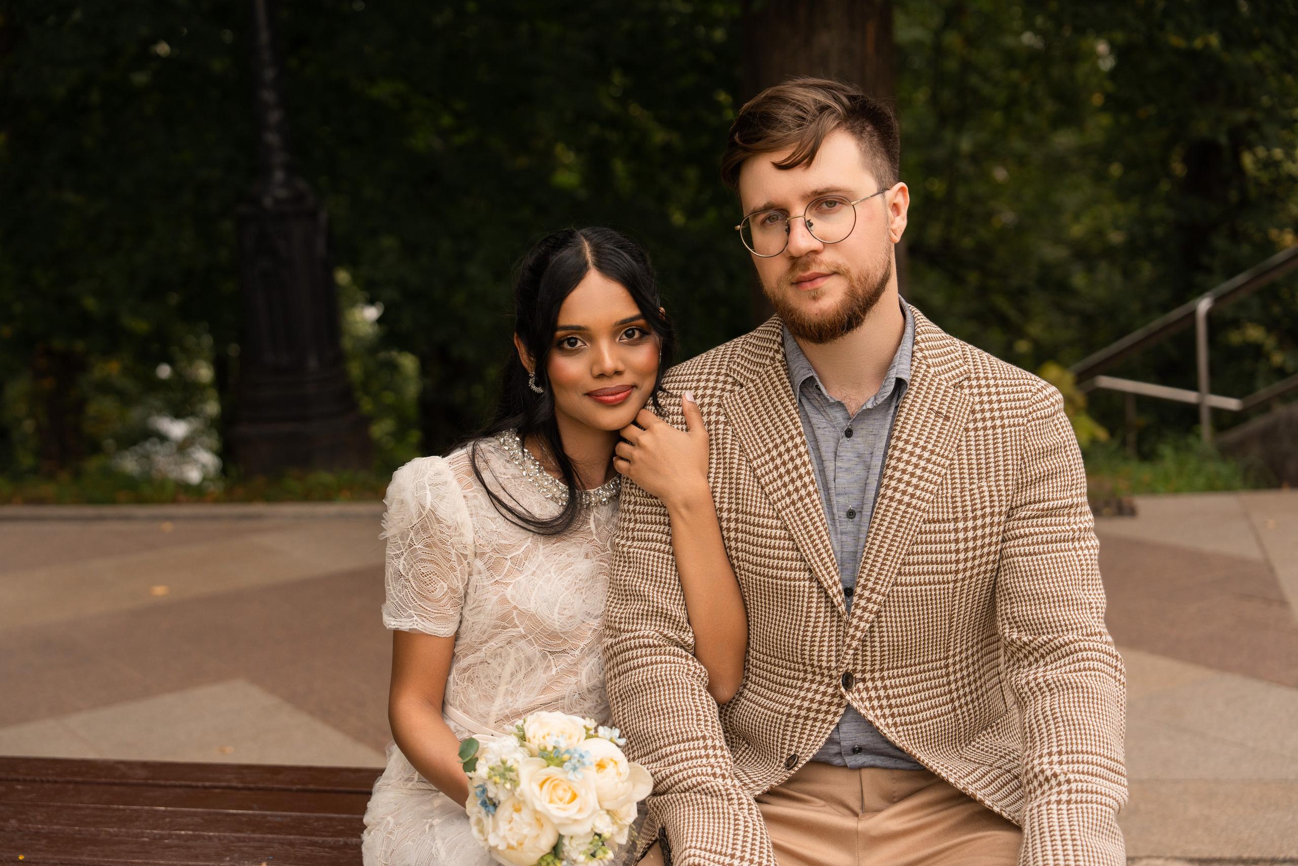 Максим и Харша, Царицыно. Свадебный фотограф в Москве Анна Полушина