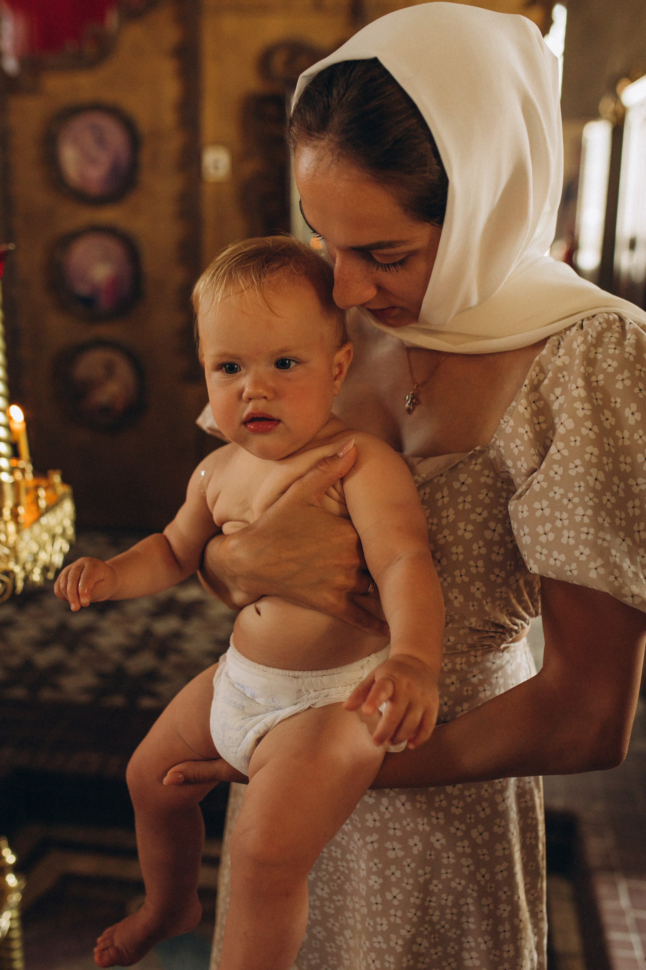 Крещение Марии. Семейный фотограф в Обнинске