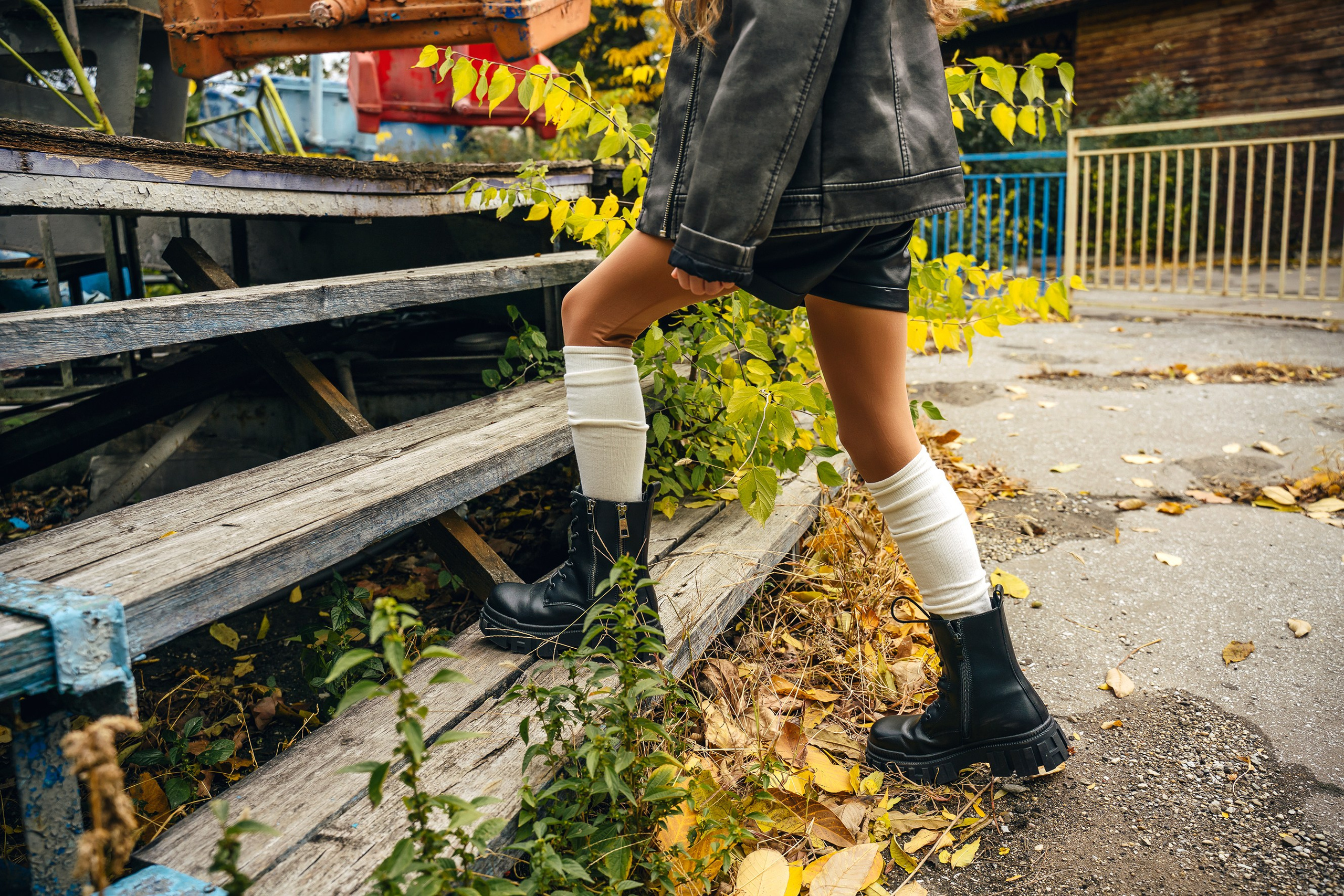 Фотосессия на карусели. Выпускные альбомы, школьные фотосессии в городе Новороссийске