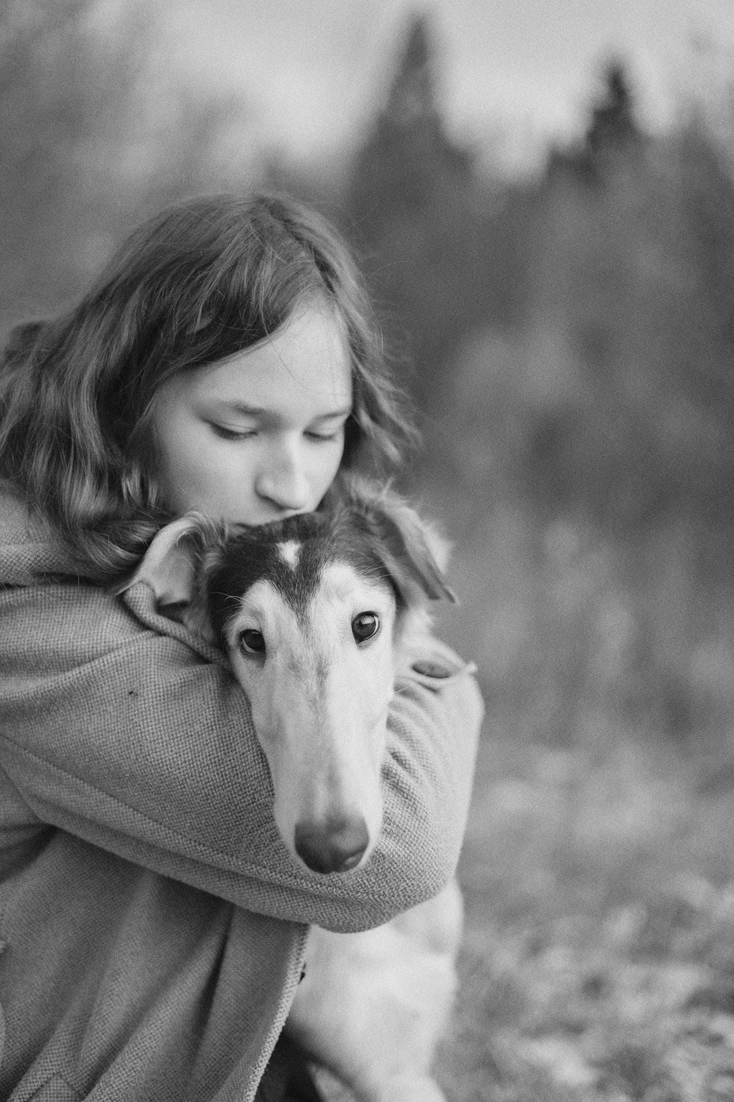 Алена, Леви и Микаса. Фотограф-анималист Богданова Полина