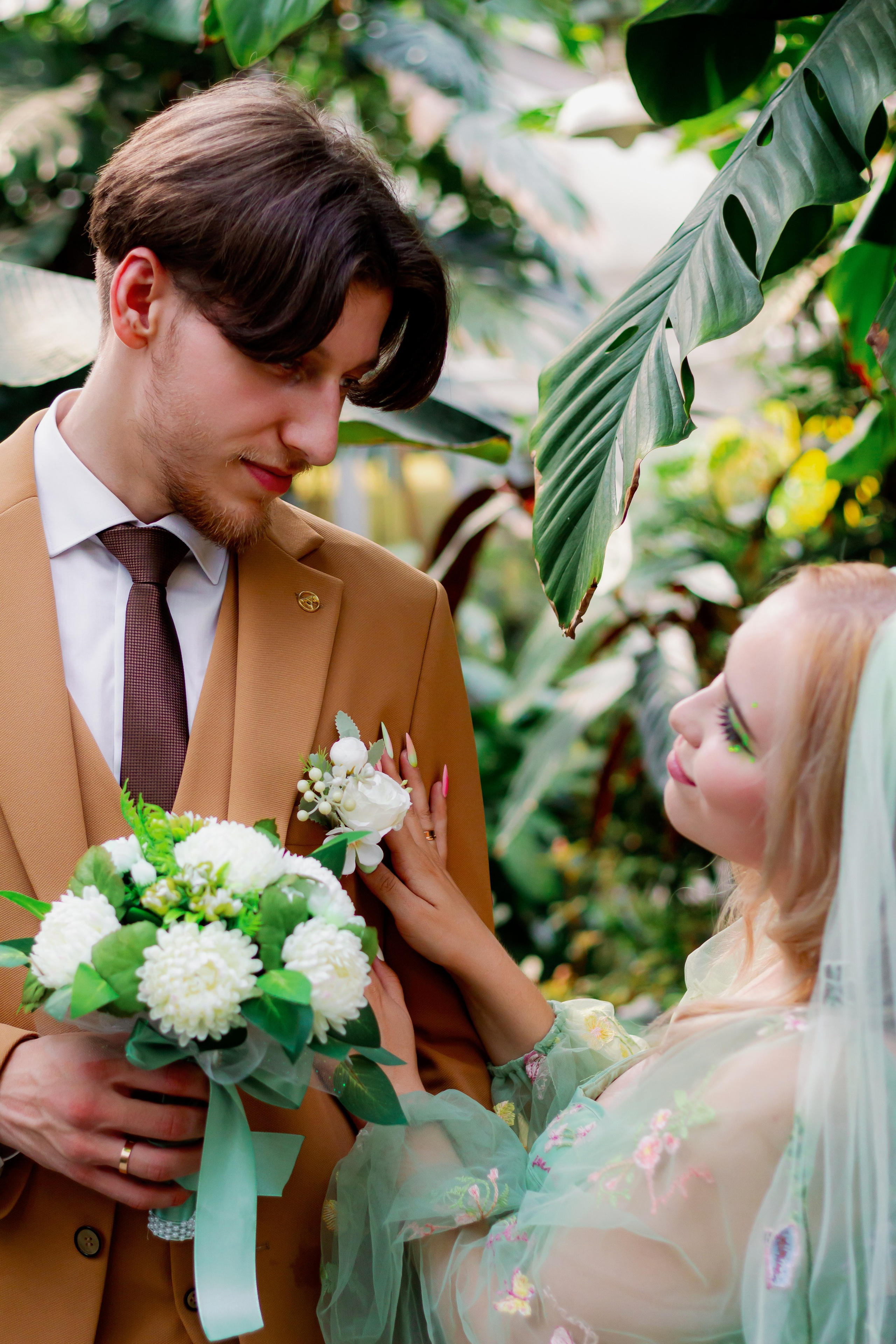 Никита и Валерия. Свадебная фотосессия в оранжерее, Екатеринбург. Фотограф в Екатеринбурге Пойгина Елена